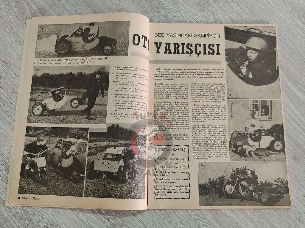 Doğan Kardeş 1967 Magazine #23 Turkish Comic Turkey Zero X, Tarzan, Buck Rogers