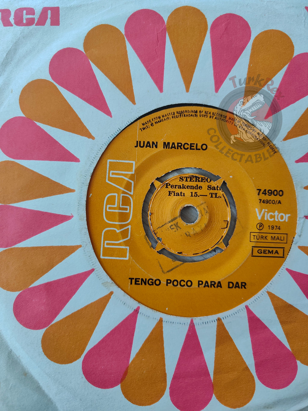 Juan Marcelo – Tengo Poco Para Dar 7" Turkish Pressing Vinyl Turkey Edition