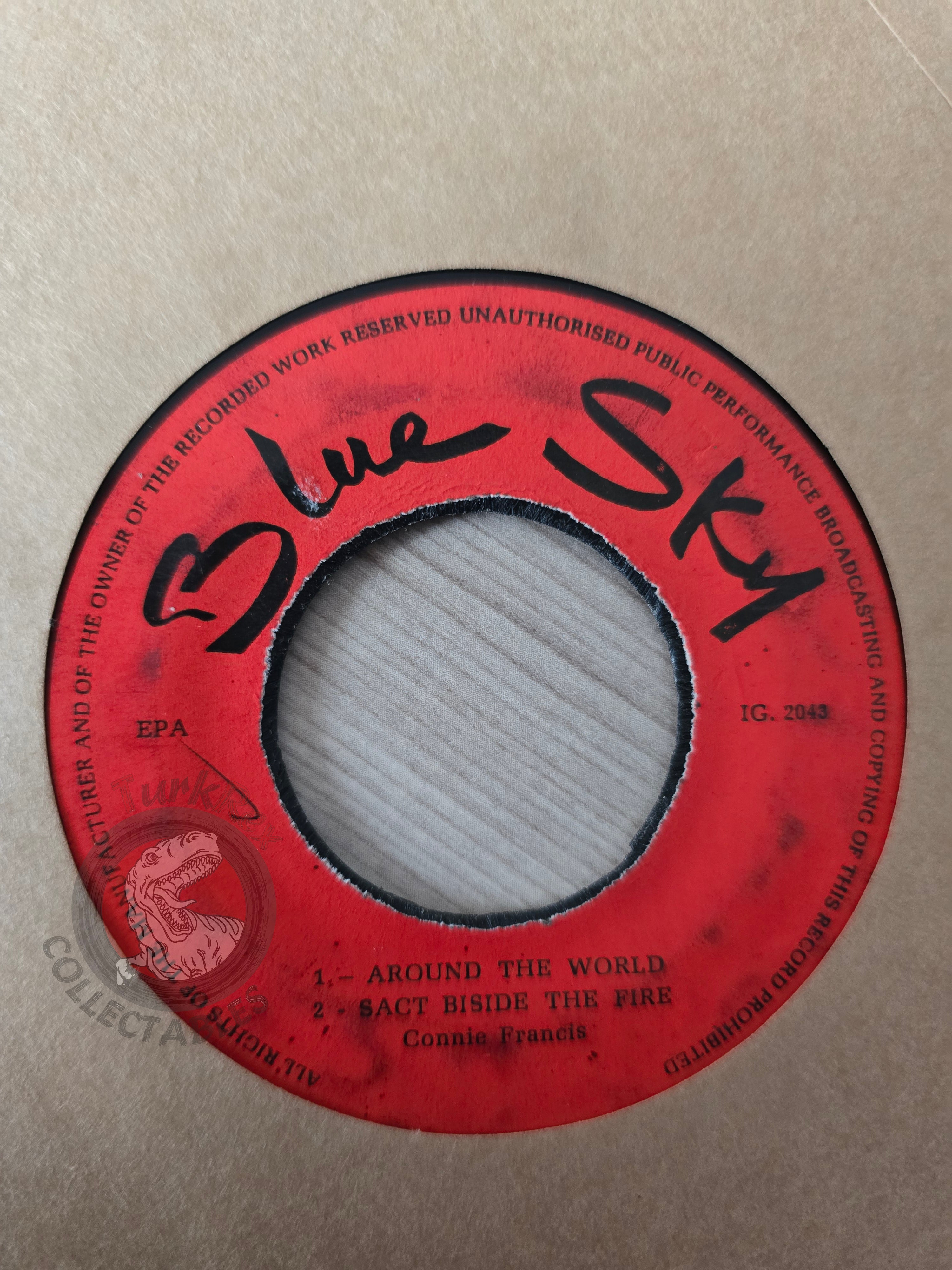 Connie Francis – Anna / Never On Sunday 7" Iran Pressing Vinyl Iranian Edition