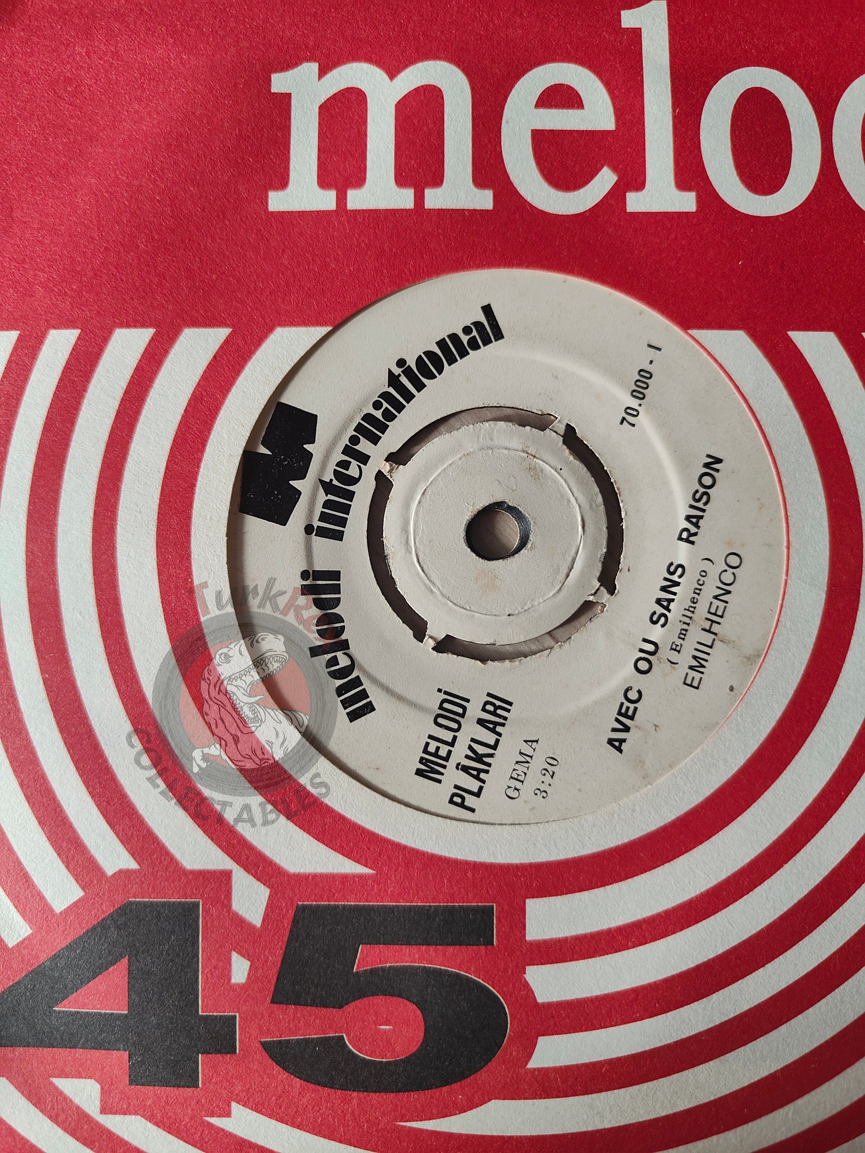 Emilhenco – Avec Ou Sans Raison 7" Turkish Pressing Vinyl Turkey Edition