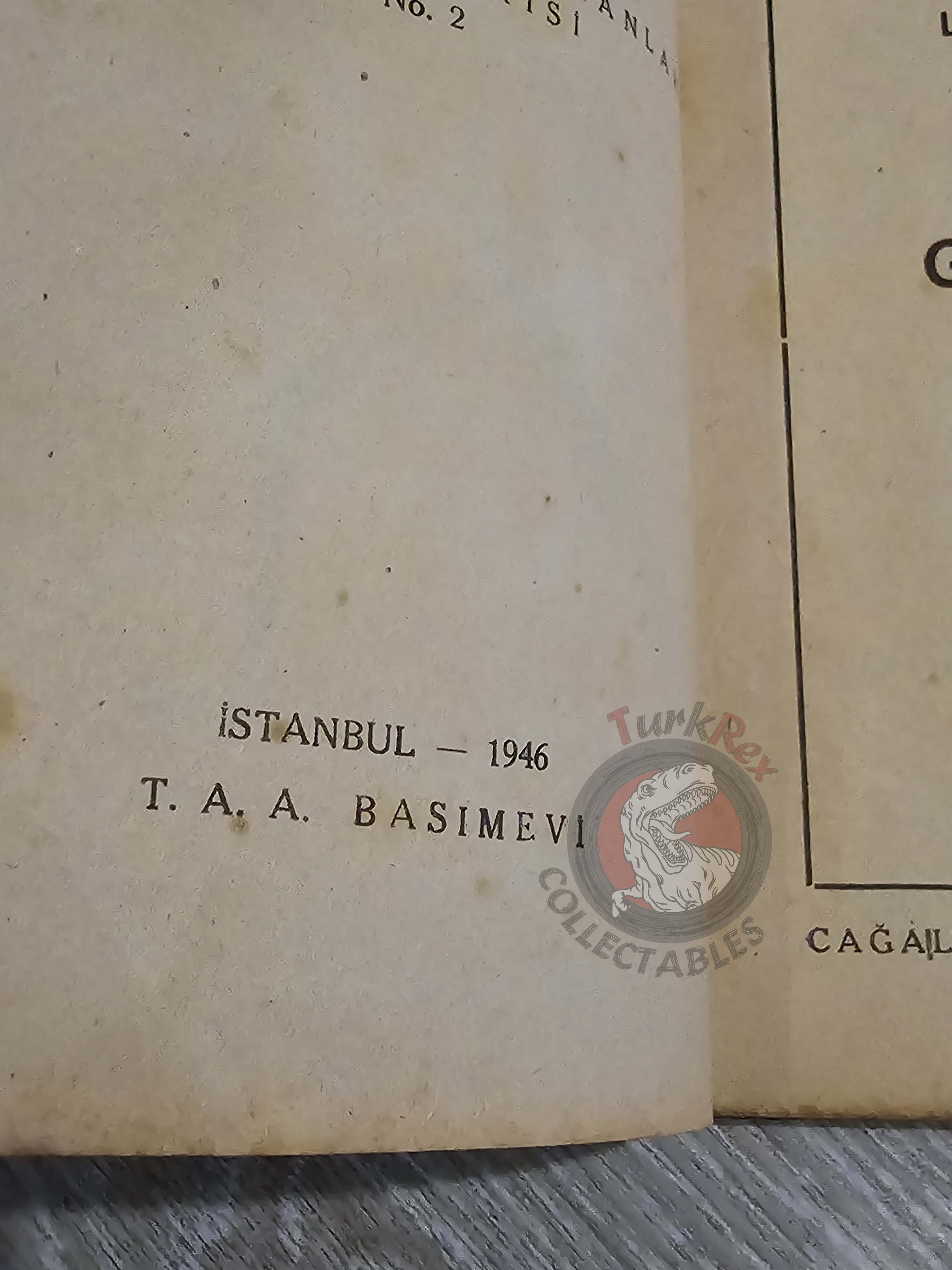 Leslie Charteris – Saint: Saint Overboard 1946 1st Turkish Book Turkey