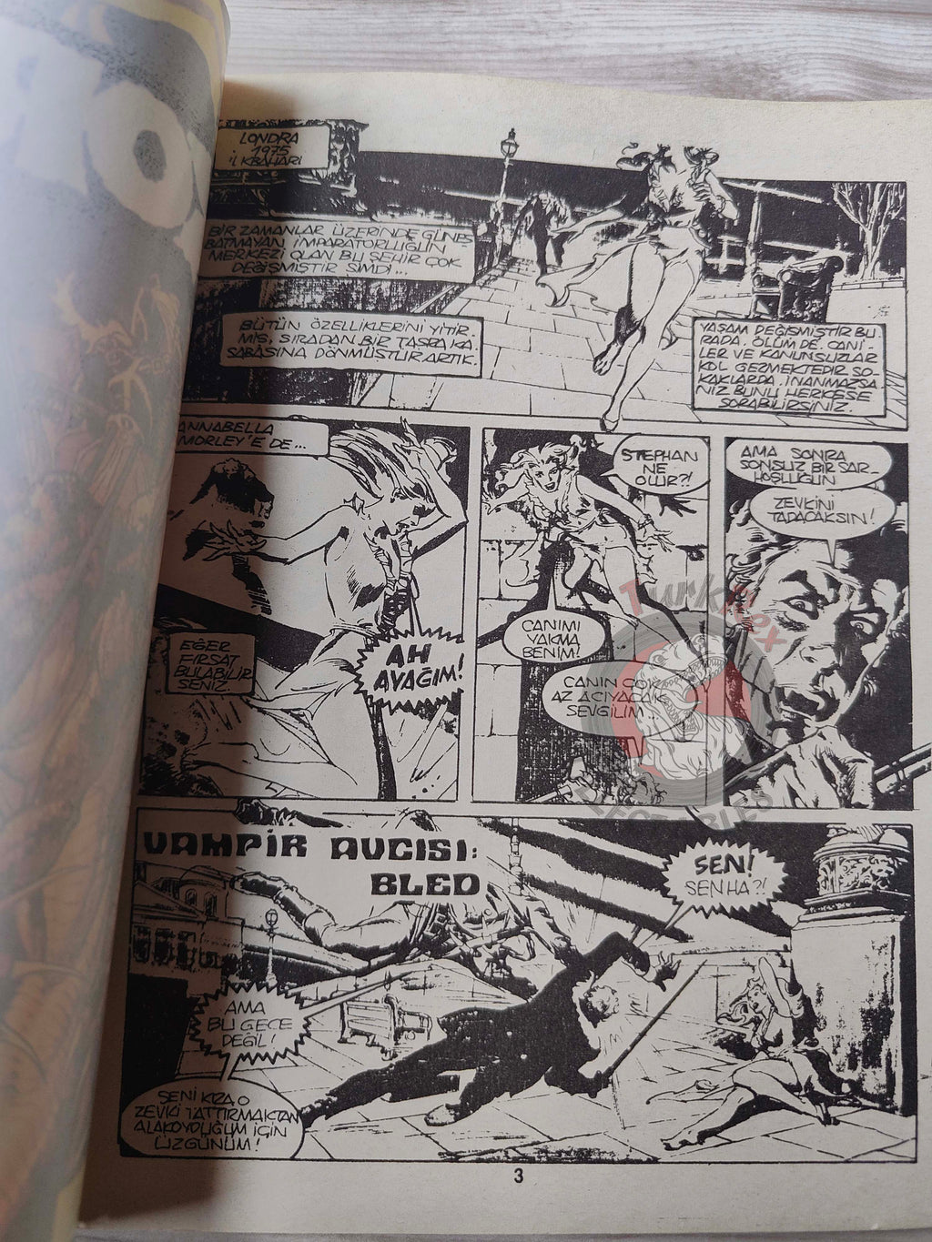 Süper Korku #9 late 80s Turkish Comic Turkey Warren Creepy Eerie Blade