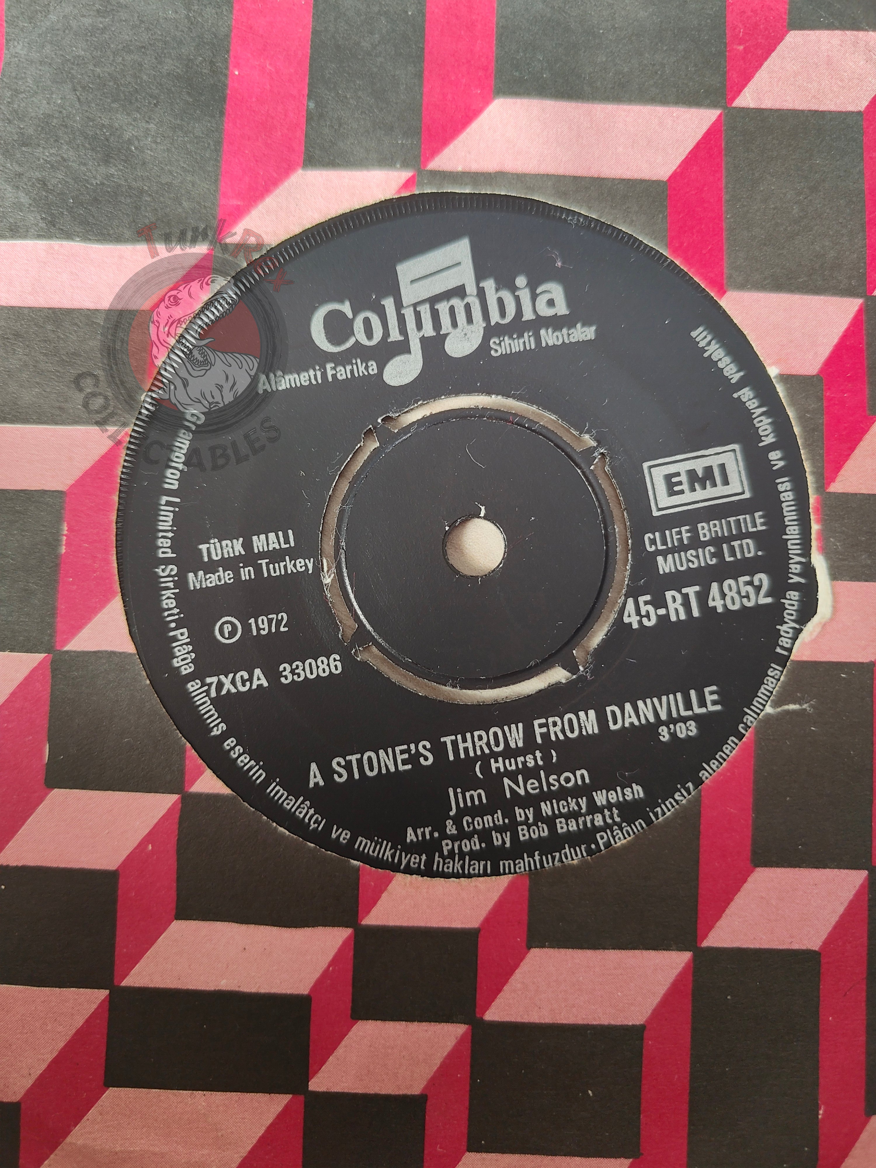 Jim Nelson – Chiquita Maria 7" Turkish Pressing Vinyl Turkey Edition