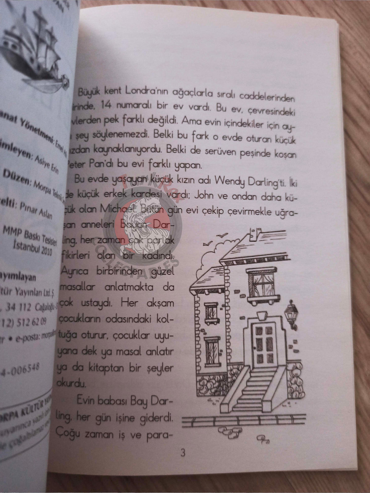 J. M. Barrie – Peter Pan 2010 Turkish Book Turkey Illustrated 1