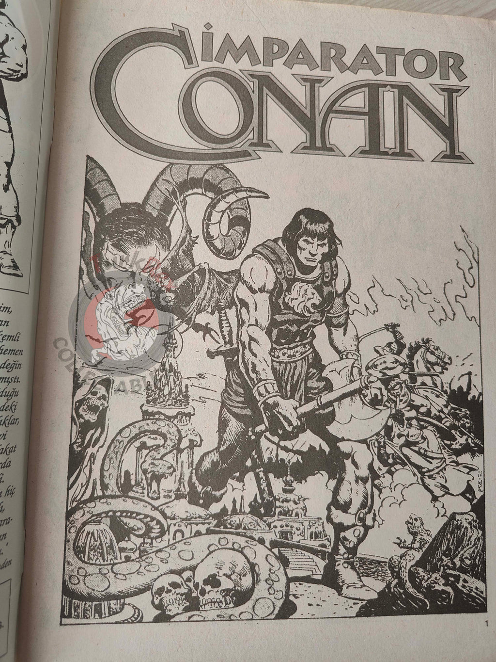 Imparator Conan #1 Conan the King #36 #37 Turkish Comic Turkey Frank Frazetta