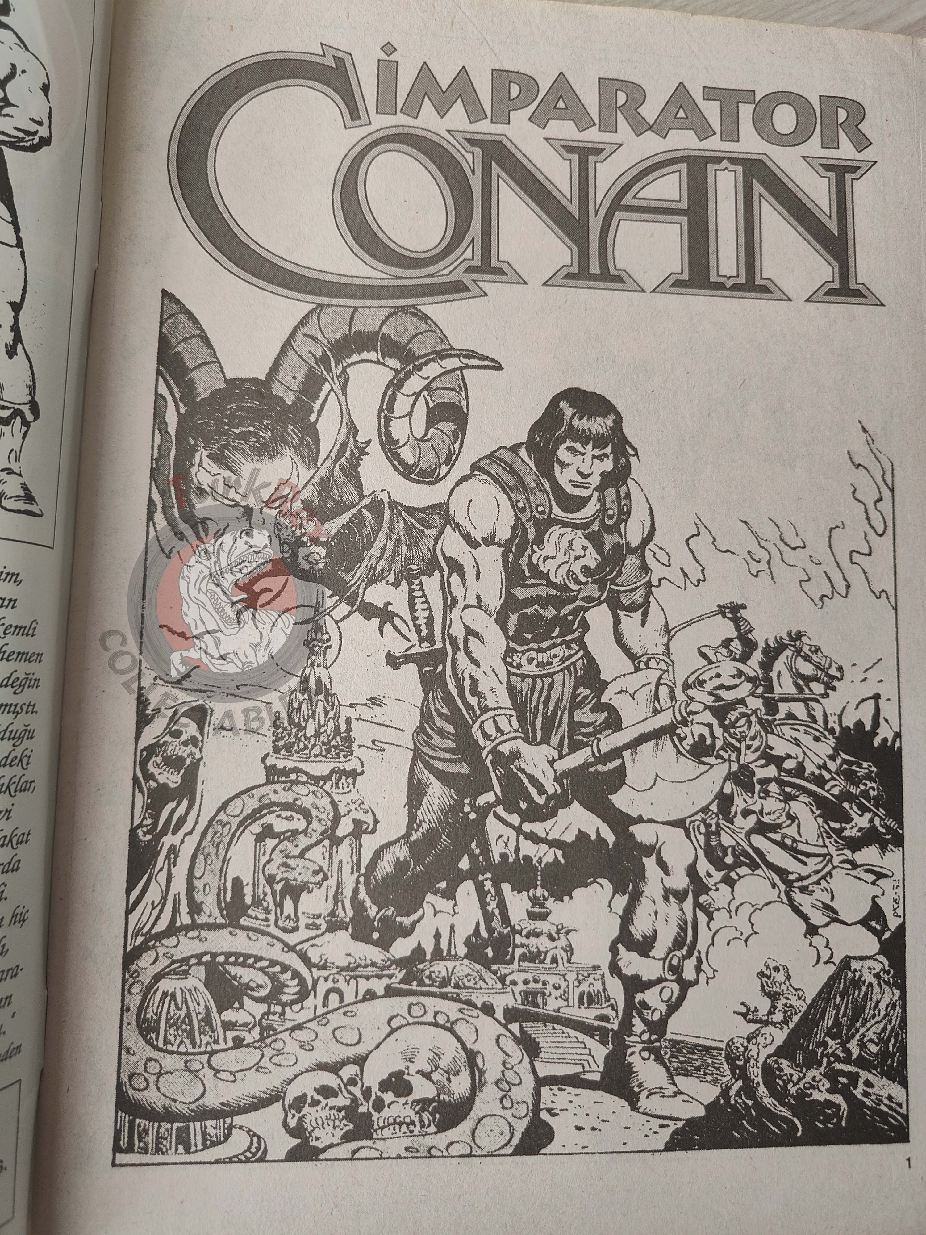 Imparator Conan #1 Conan the King #36 #37 Turkish Comic Turkey Frank Frazetta