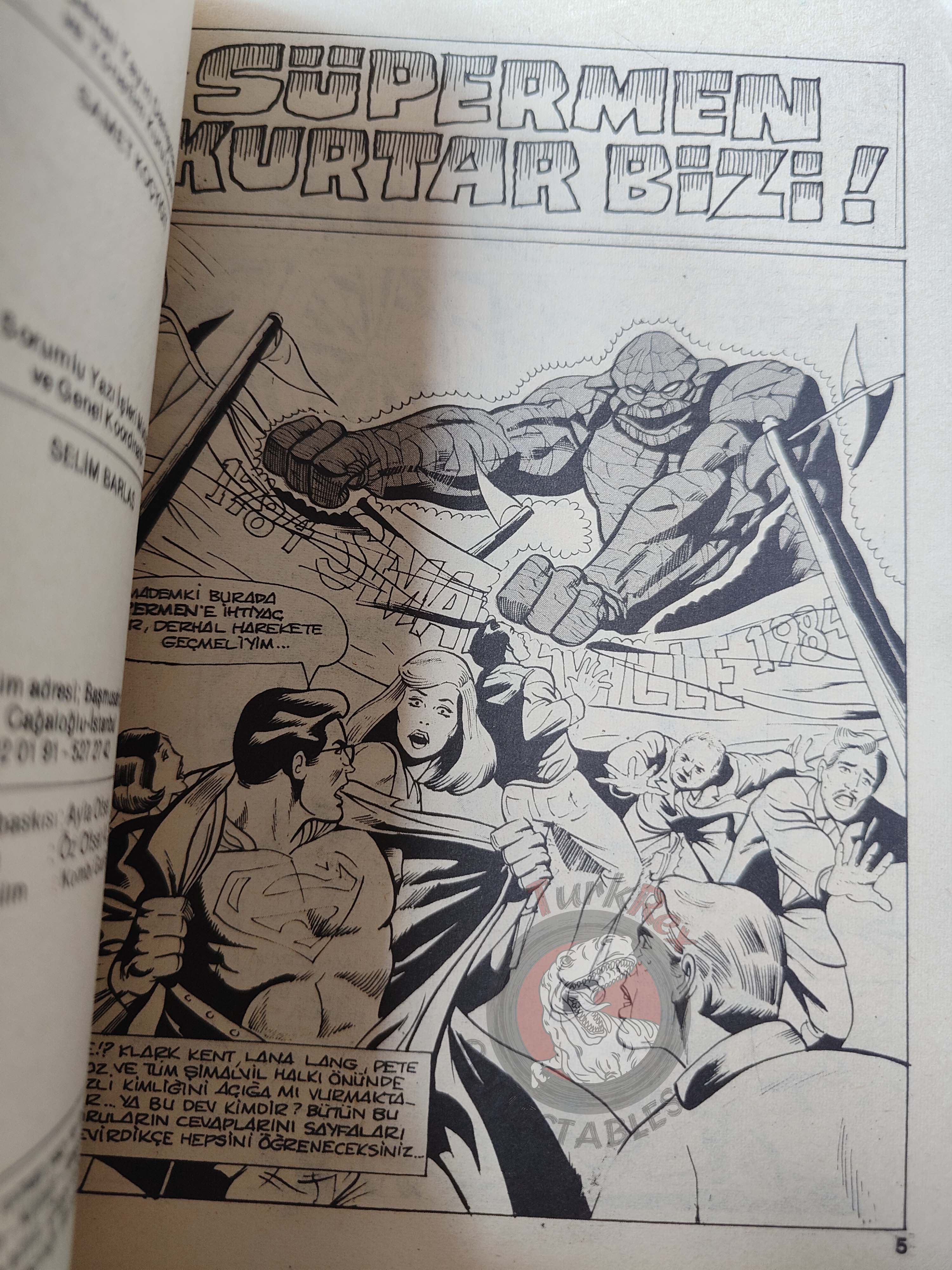 Superman #25 1984 Turkish Comic Turkey Action Comics #413 World's Finest Comics #219 #220