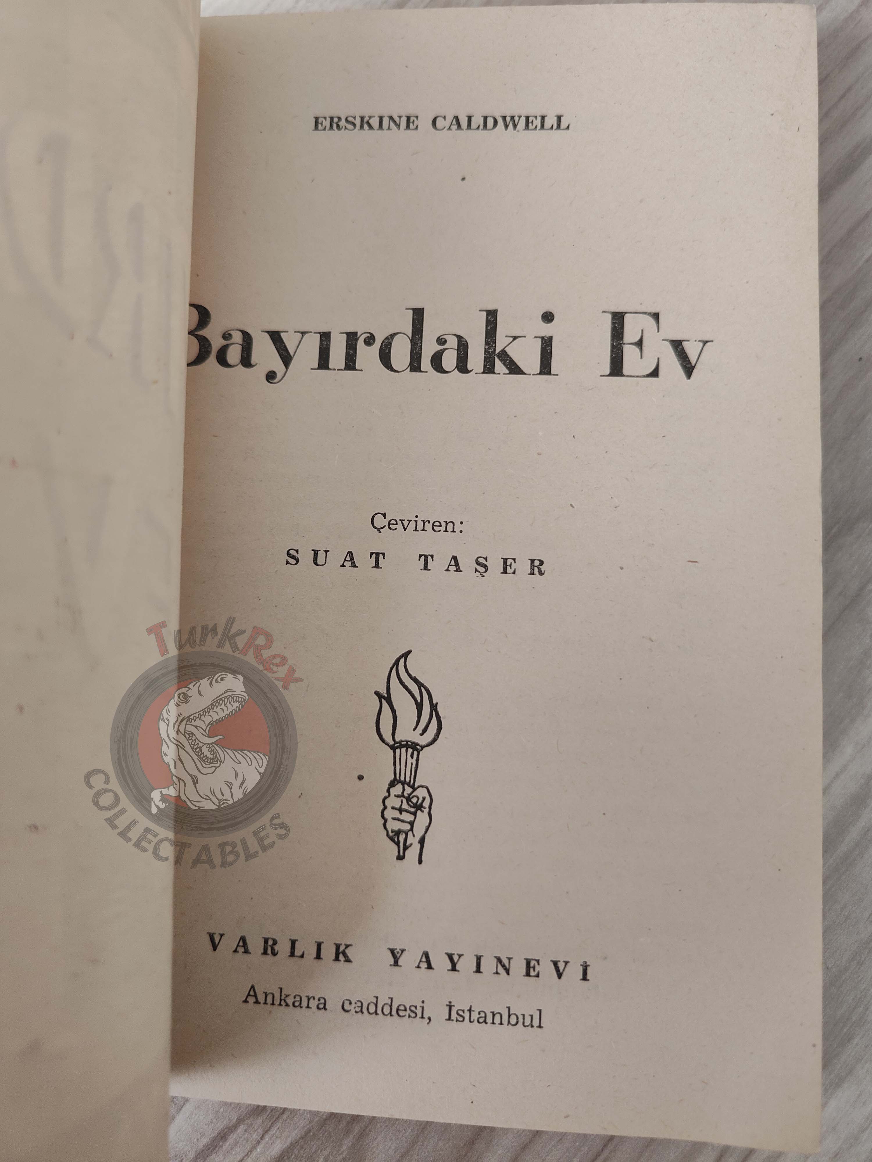 Erskine Caldwell – A House in the Uplands 1953 1st Turkish Book Turkey