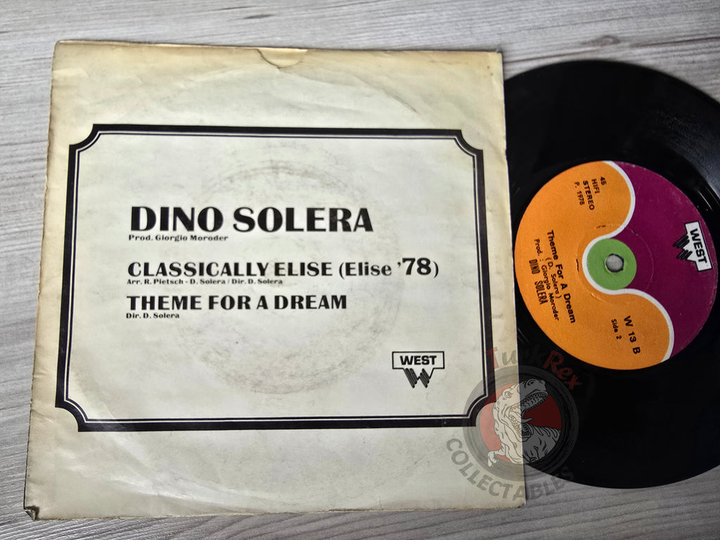 Dino Solera – Classically Elise (Elise 78) 7" Turkish Pressing Vinyl Turkey Edition