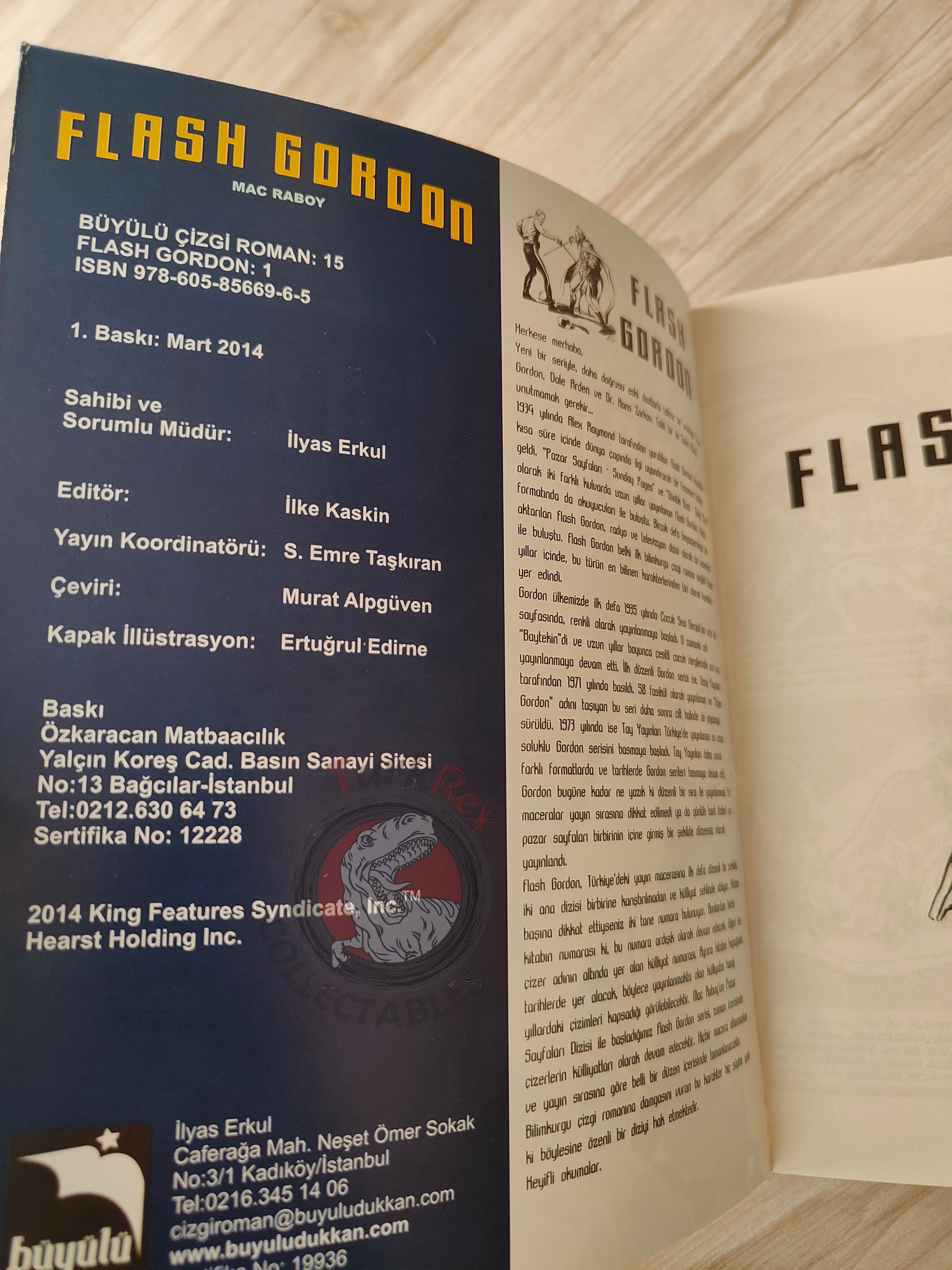 Flash Gordon #1 1948–1951 Mac Raboy Turkish Comic Turkey