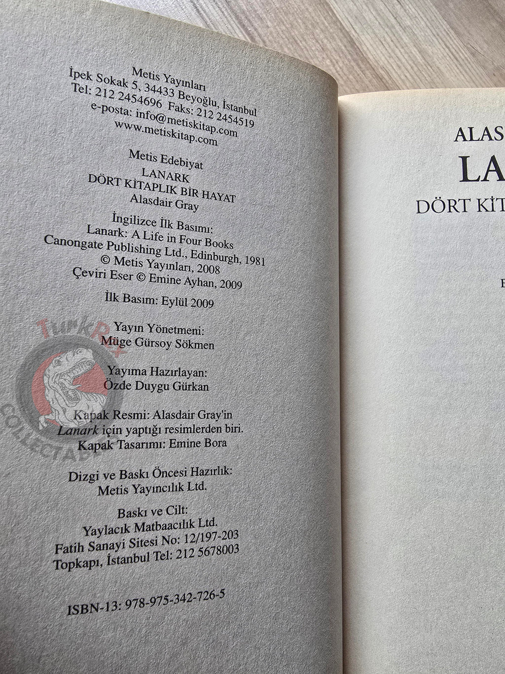 Alasdair Gray – A Life in Four Books 2009 1st Turkish Book Turkey