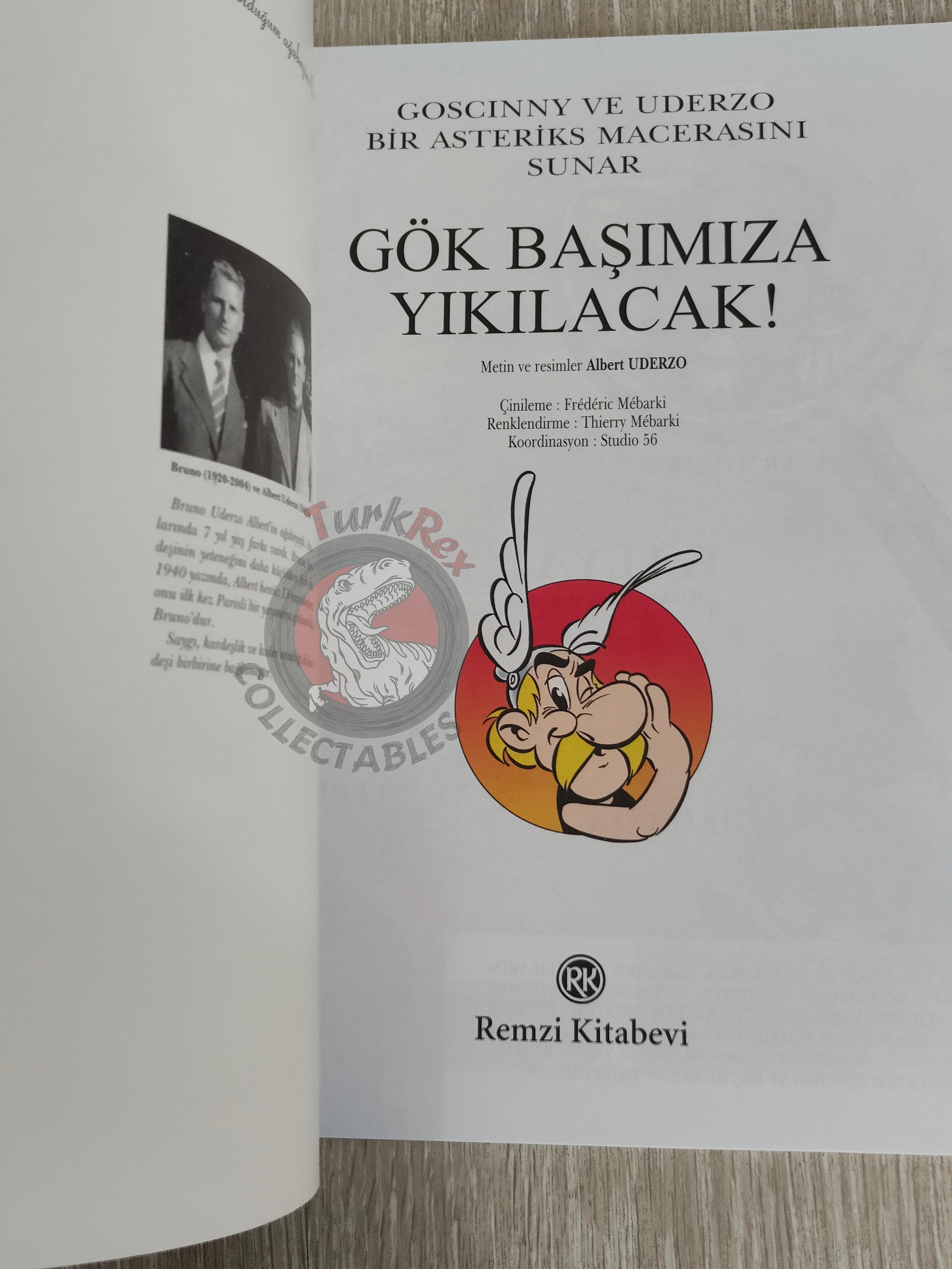 Asterix – Asterix and the Falling Sky 2010 1st Edition Turkish Edition Comic Turkey