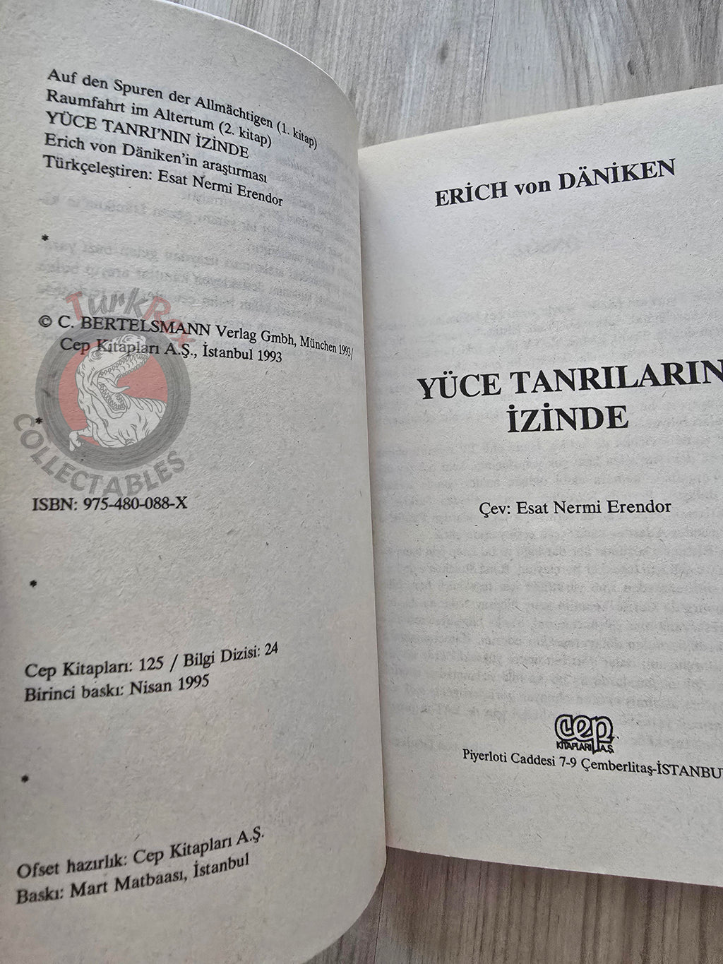 Erich von Däniken – In Search of the Gods 1995 Turkish Book Turkey Ufology