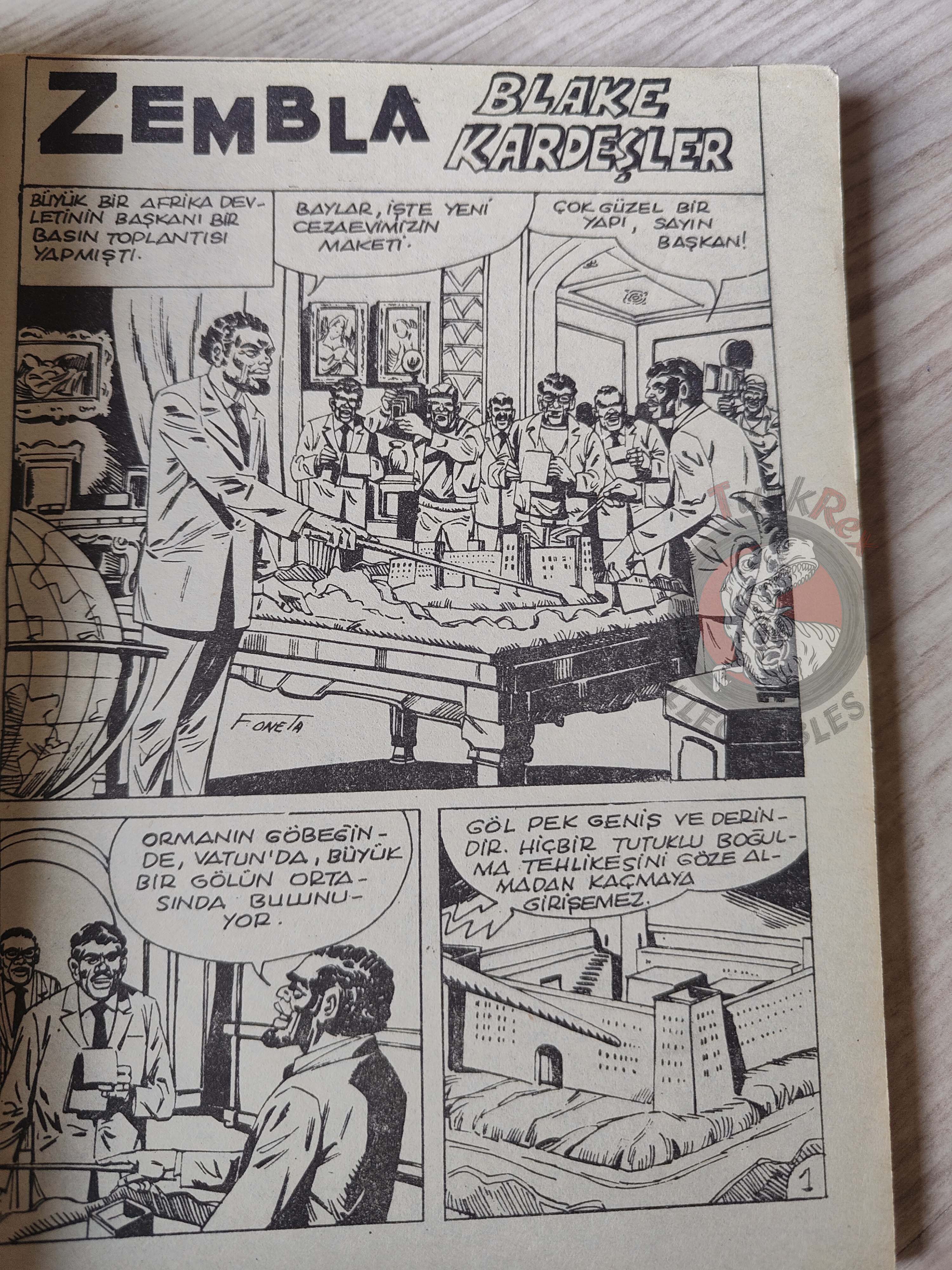 Zembla #49 80s Turkish Comic Turkey Marcel Navarro Augusto Pedrazza Pampa