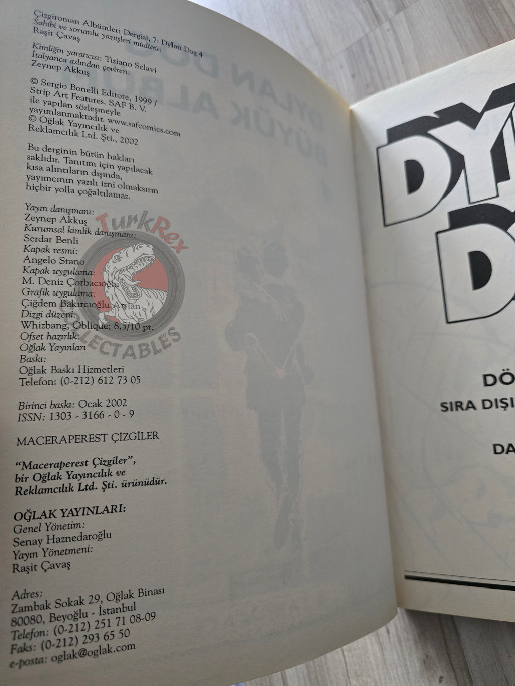 Dylan Dog Gigante #4 2002 Turkish Comic Turkey Cronache di straordinaria follia
