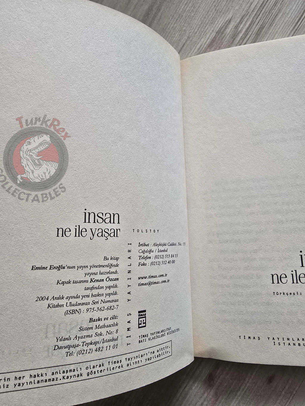Leo Tolstoy – What Men Live By 2004 Turkish Book Turkey
