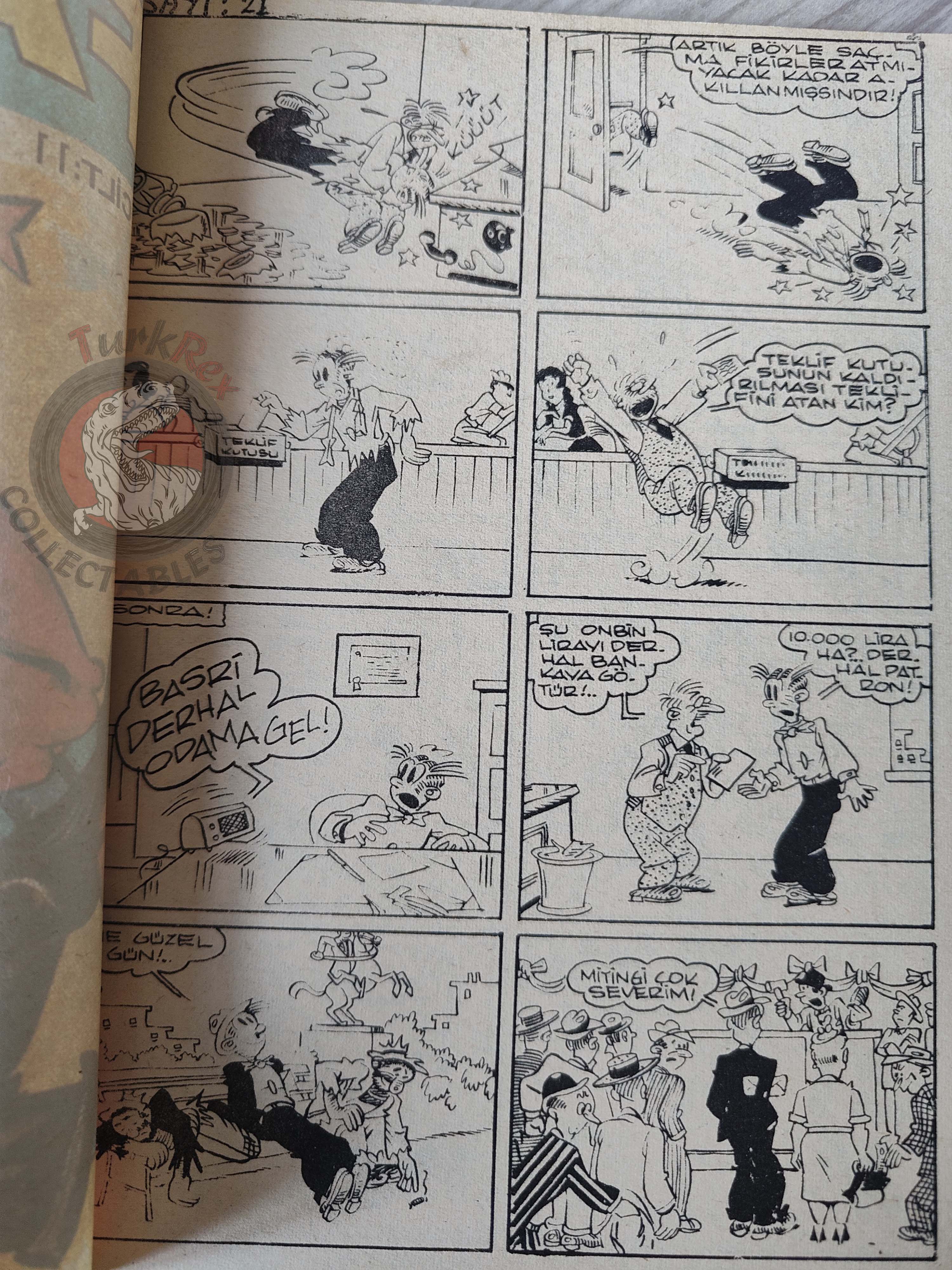 Blondie Vol #11 Chic Young 1982 Turkish Comic Turkey Fatoş