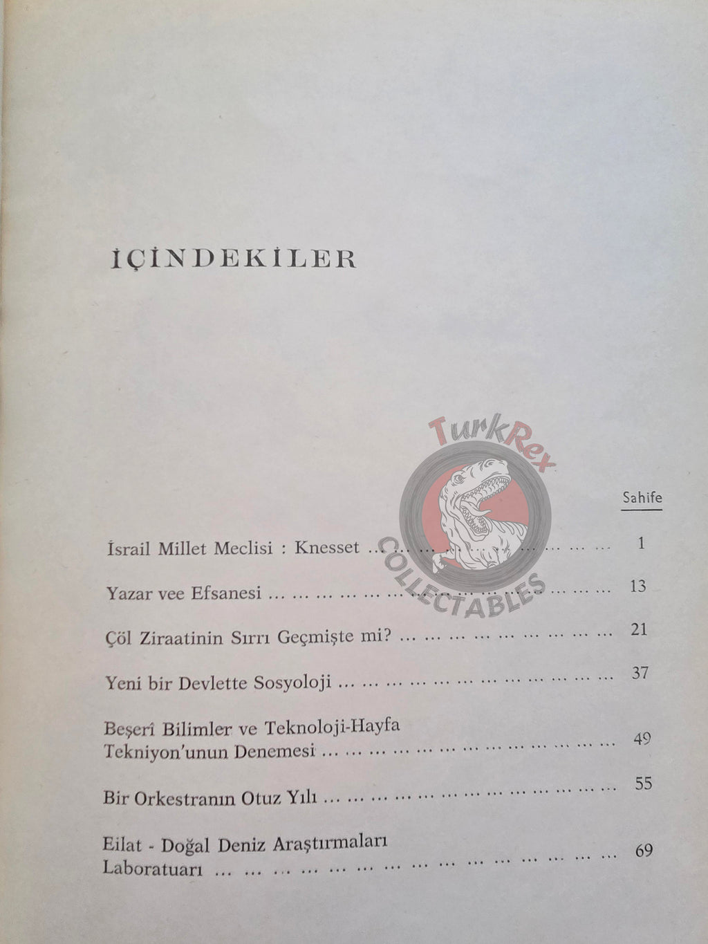 Israel 22th Anniversary 1970 Israeli Embassy Propaganda Turkish Book Turkey Middle East