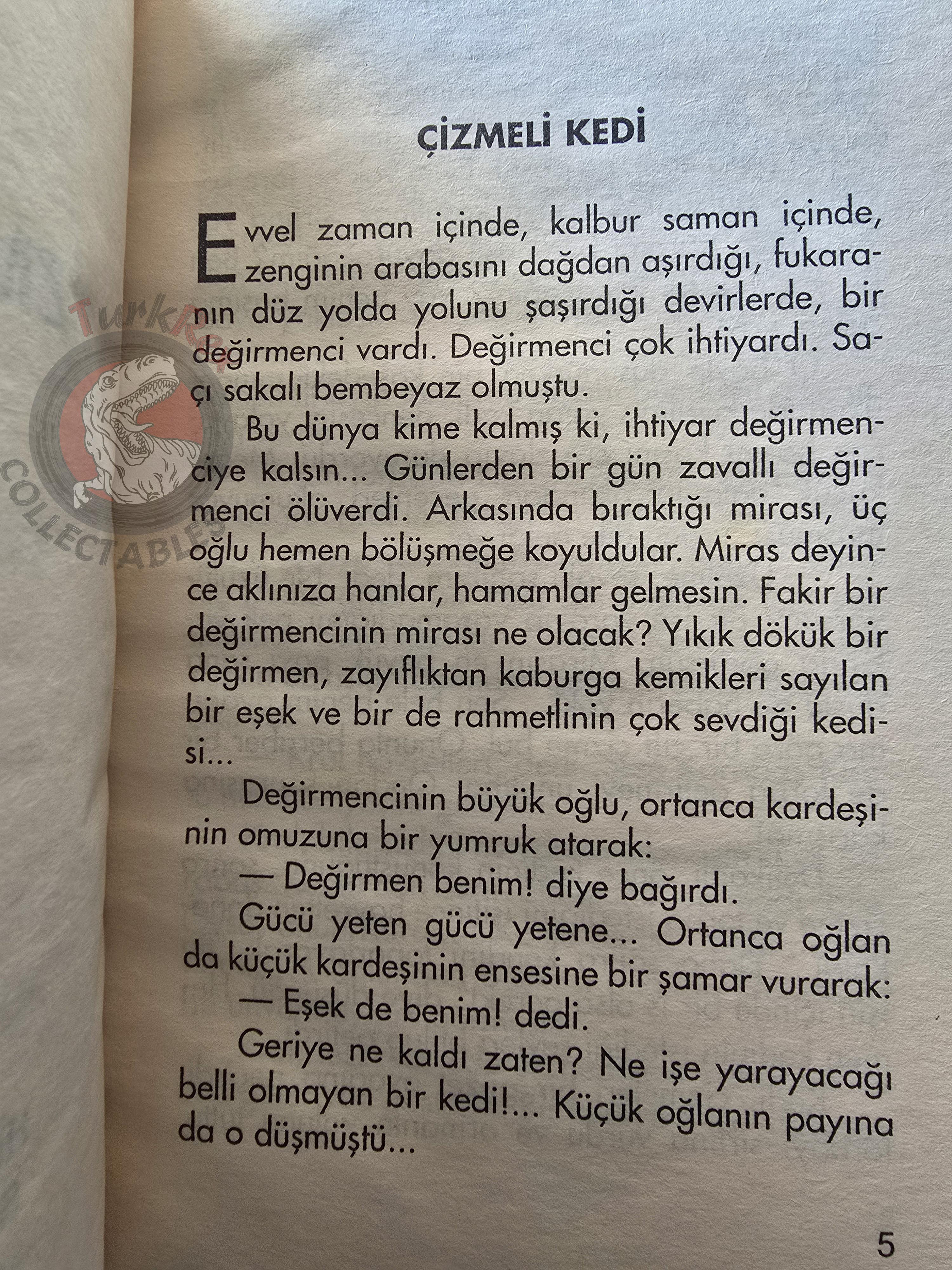 Puss in Boots – Grimm Brothers 2008 Turkish Book Turkey