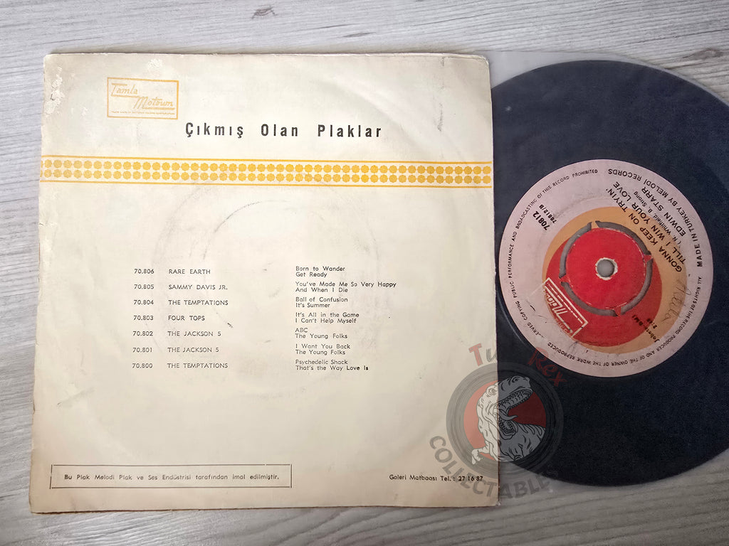 Edwin Starr – Stop The War Now 7" Turkish Pressing Vinyl Turkey Edition