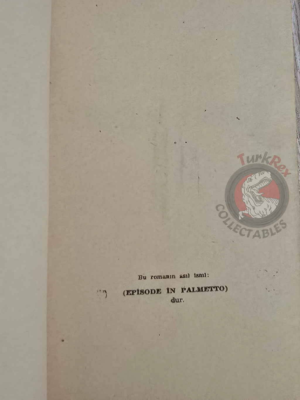 Erskine Caldwell – Episode in Palmetto 1953 1st Turkish Book Turkey