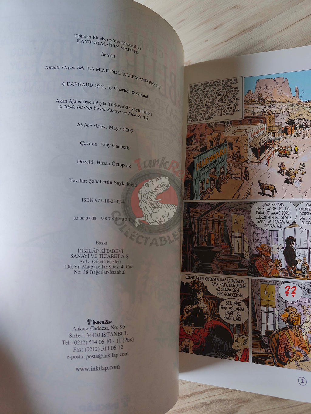 Blueberry #11 – The Lost Dutchman's Mine 2005 1st Edition Turkish Comic Turkey