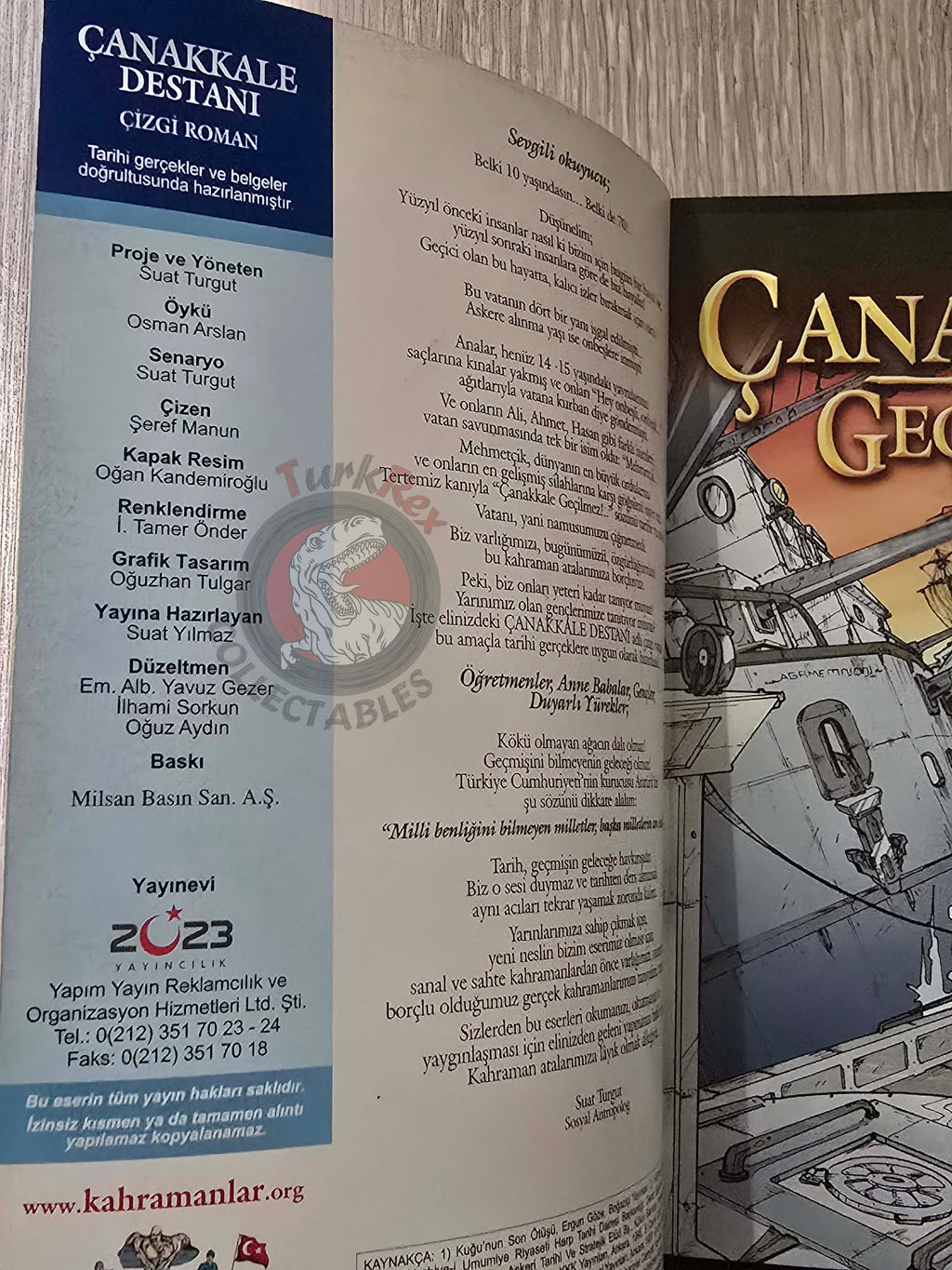 World War I – Gallipoli Campaign Turkish Comic Turkey