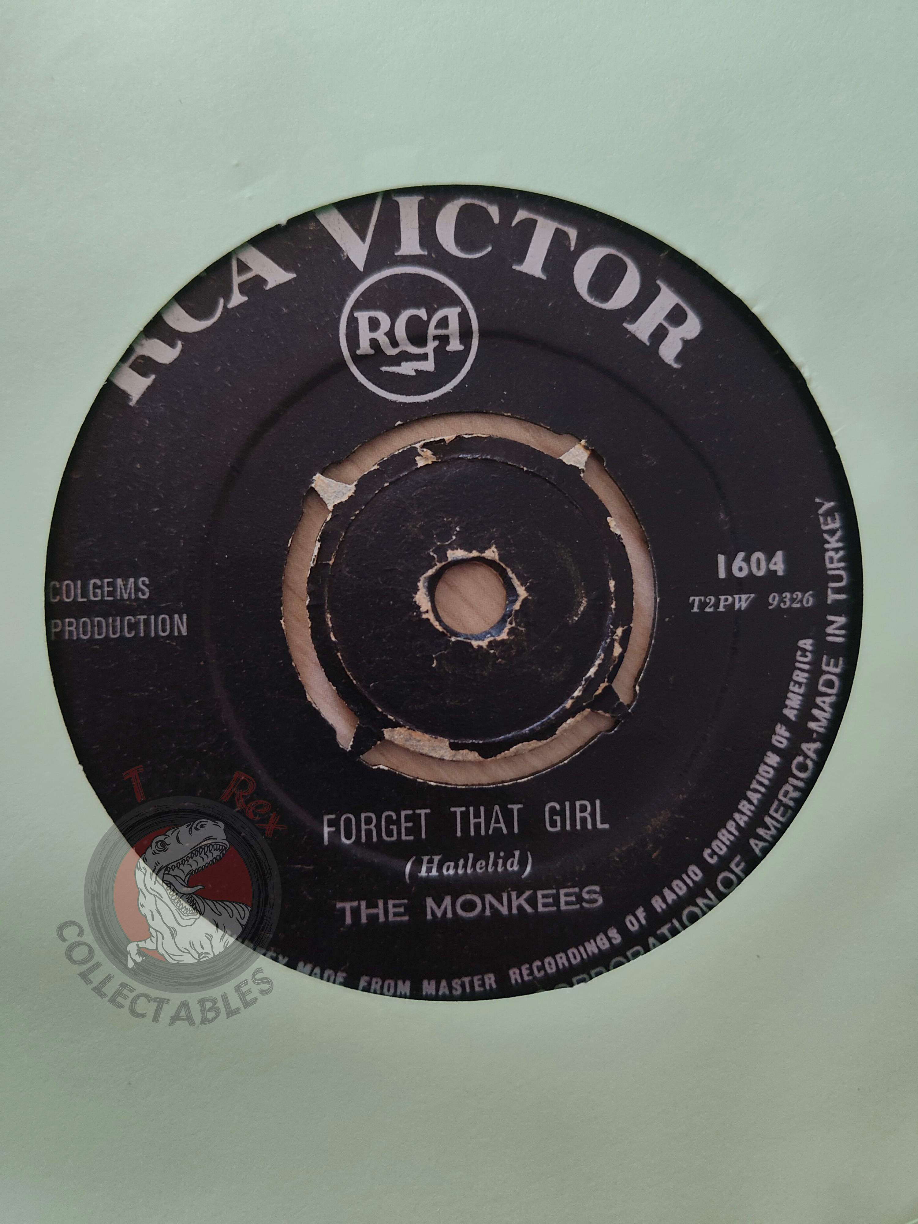 The Monkees – Alternate Title 7" Turkish Pressing Vinyl Turkey Edition