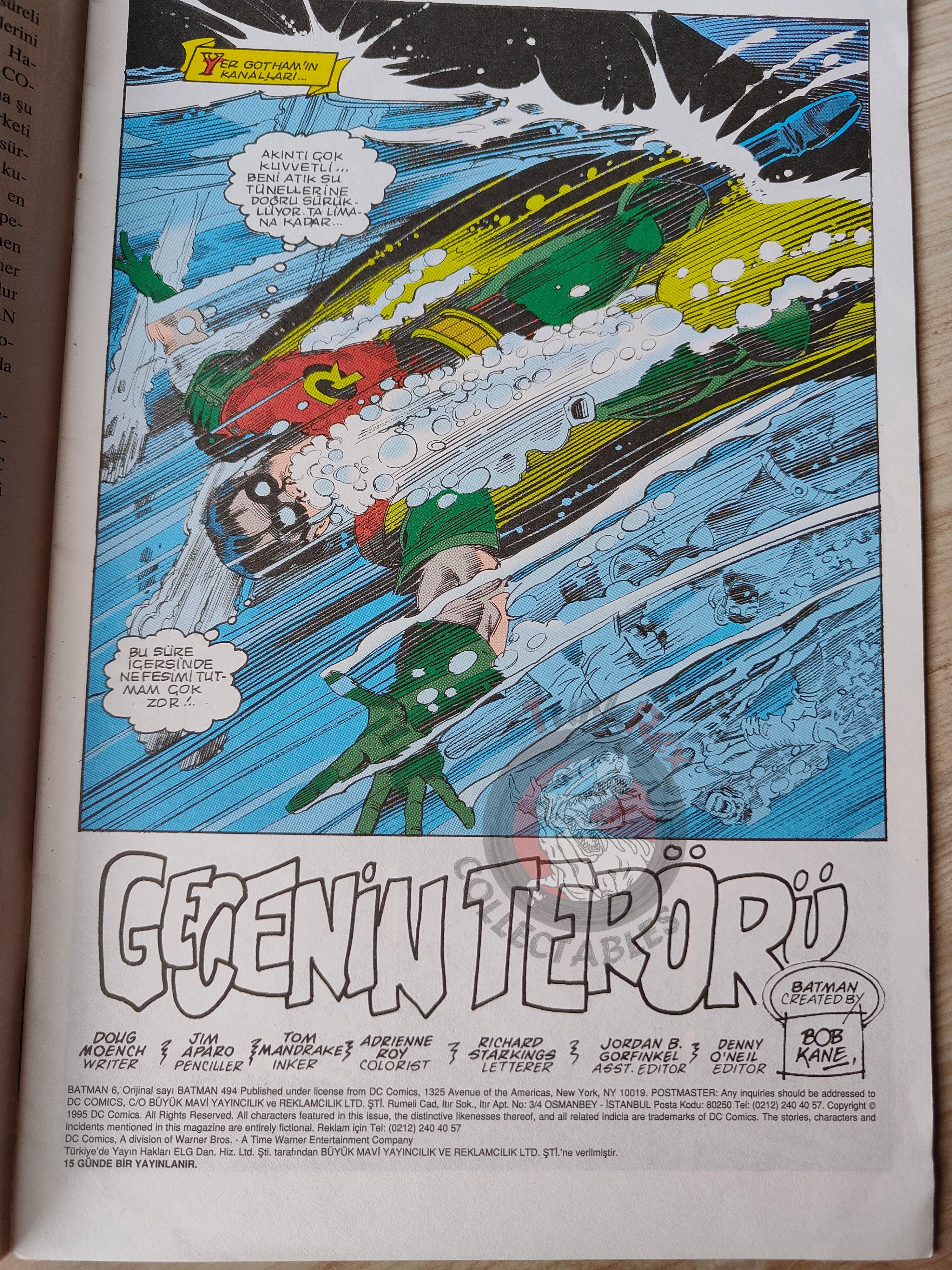 Batman: Knightfall #5 1995 Turkish Comic Turkey #494