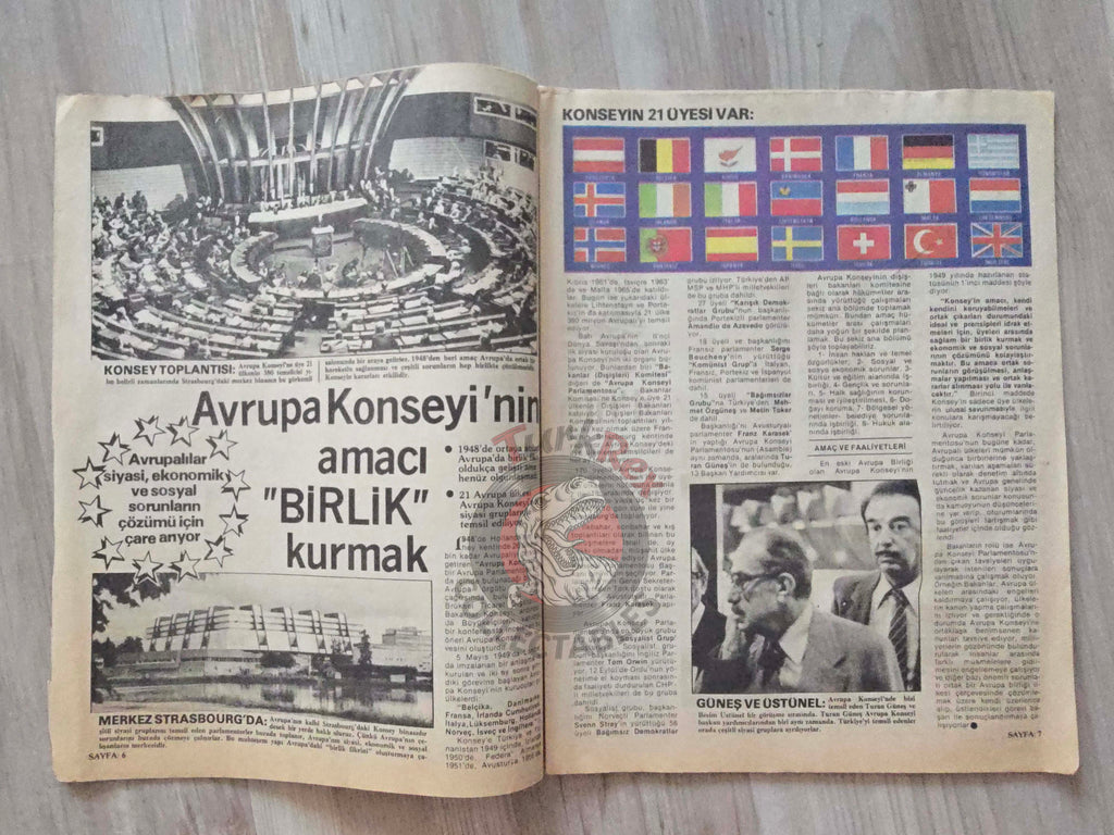 Turkish Magazine 8. Gün – Middle East and Turkey 1980 Saddam Hussein Ruhollah Khomeini Iran Iraq
