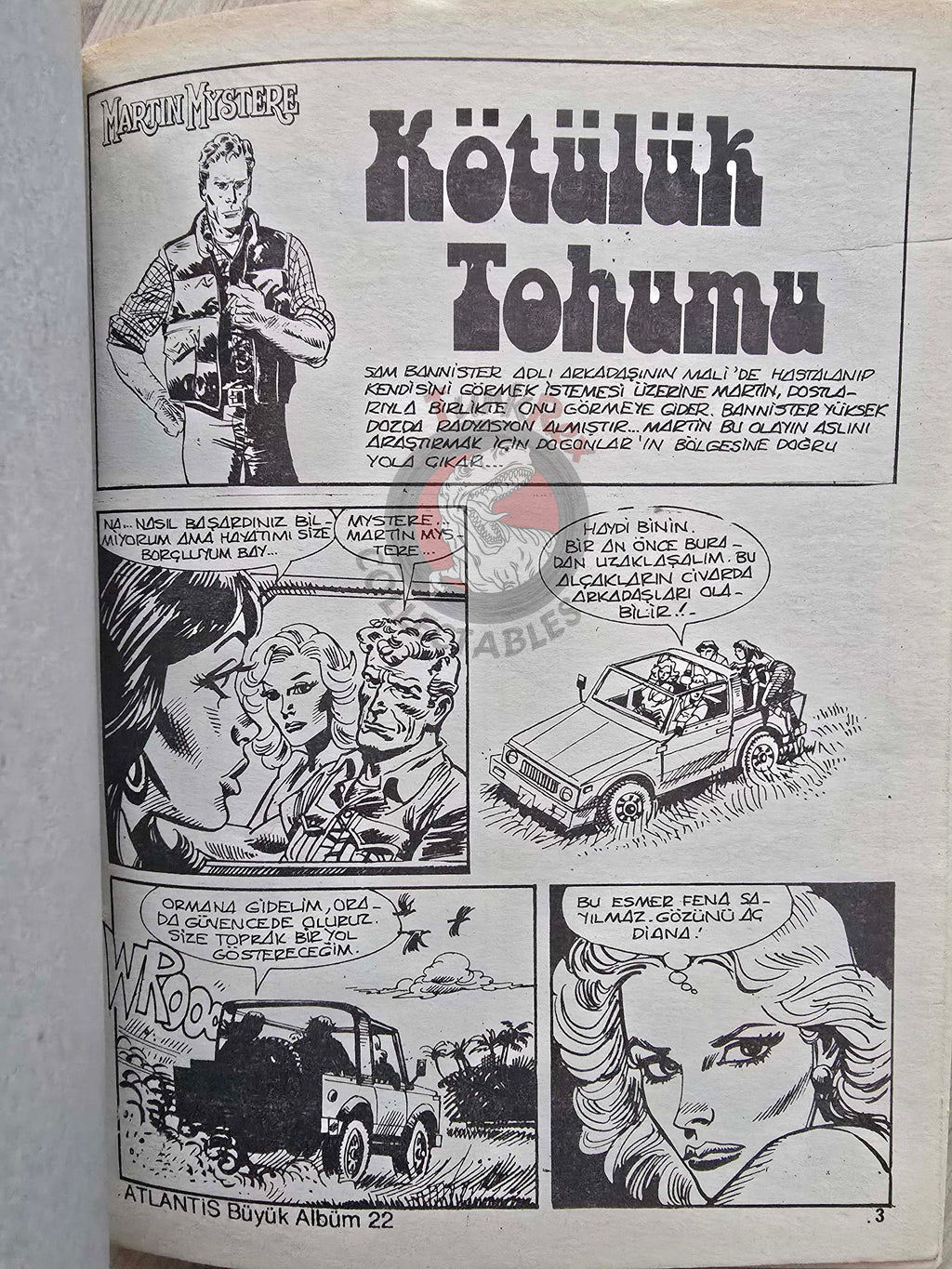 Martin Mystère #22 Quarta Dimension 80s Turkish Comic Turkey #60 #62