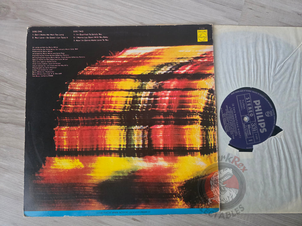 Barry White – Is This Whatcha Wont? Turkish Pressing Vinyl Turkey Edition
