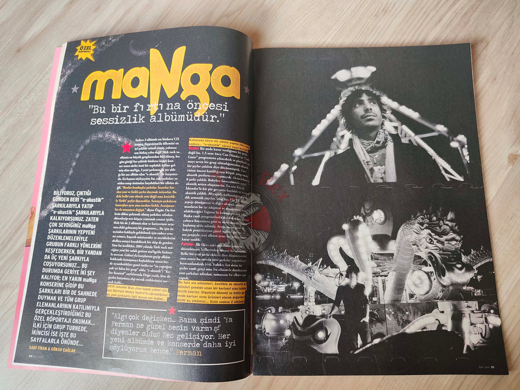 Blue Jean 2012 Manga Turkish Mag Turkey Avril Lavigne Bruce Springsteen Rihanna