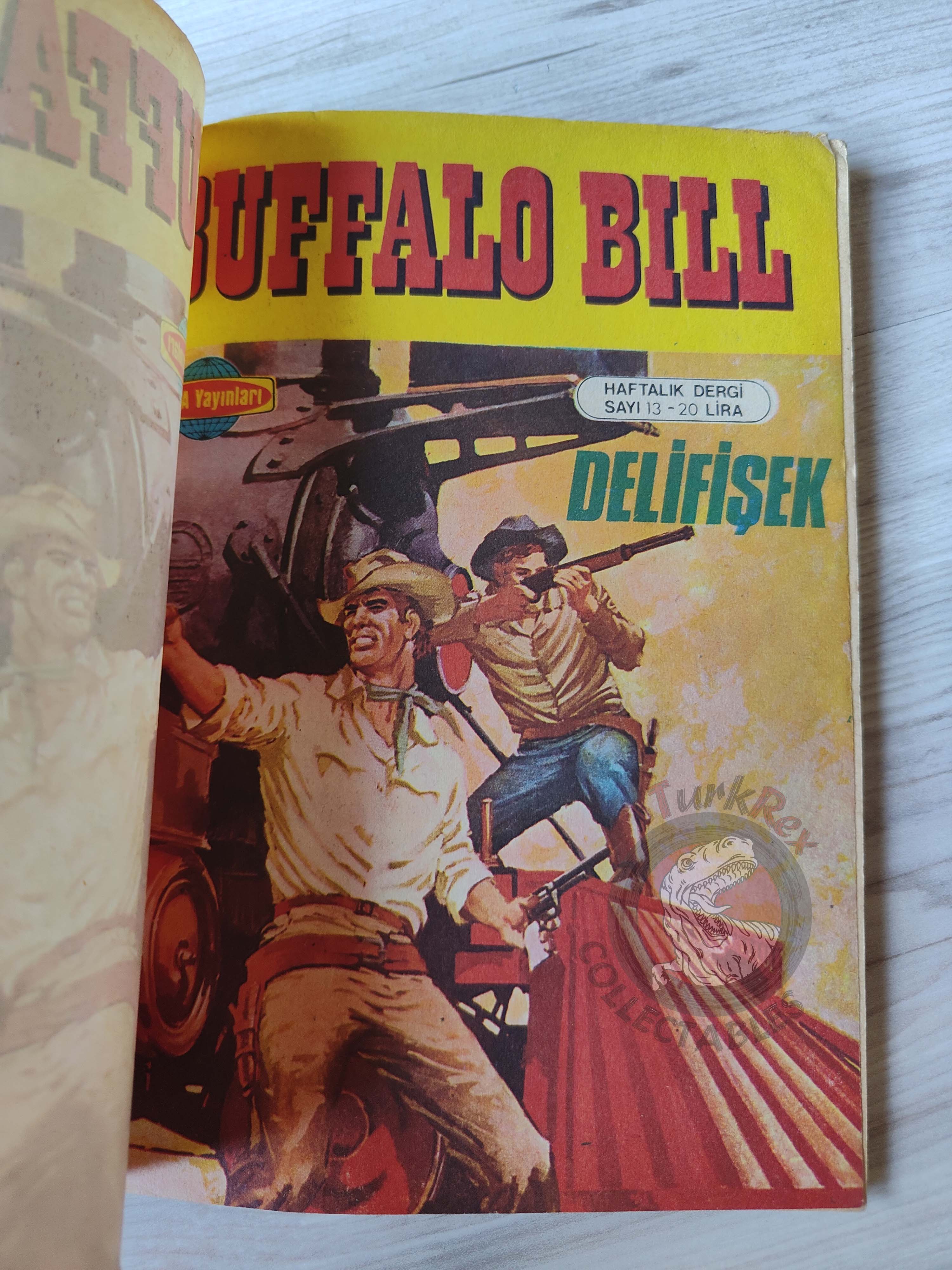 Buffalo Bill  –  Volume  #7 1981 Turkish Comic Turkey Marshal, le shérif de Dodge City