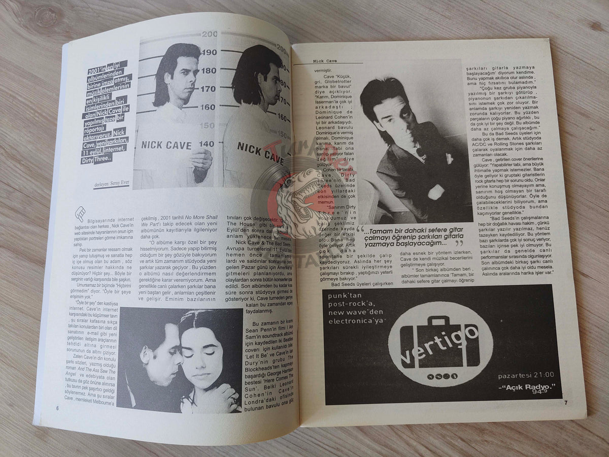 Lull 2002 Moby Turkish Mag Turkey Nick Cave Gorillaz Alice in Chains
