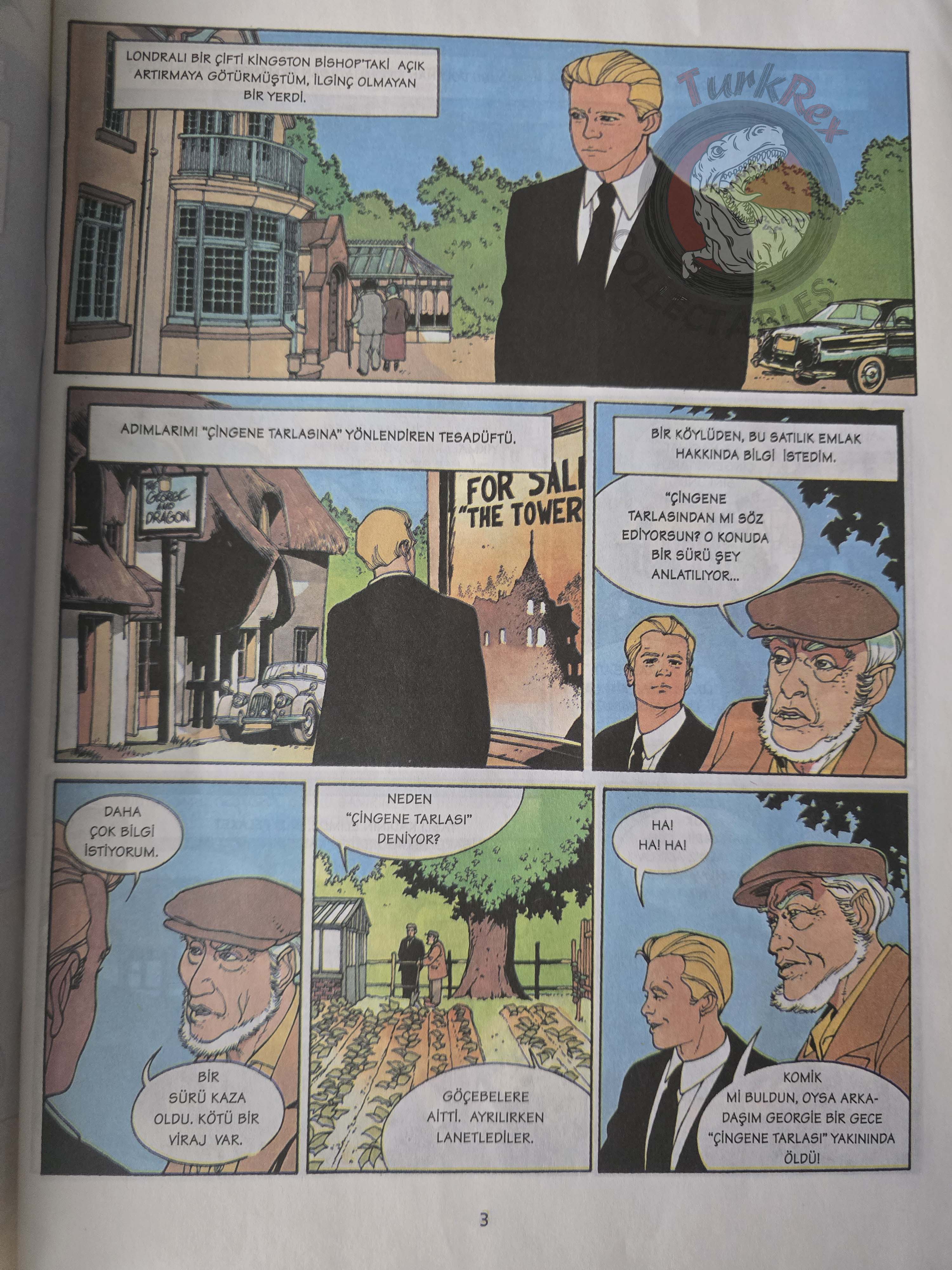 Agatha Christie -  Endless Night 1997 Turkish Comic Turkey François Rivière