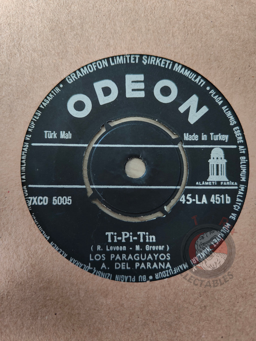 Los Paraguayos – Ti-pi-tin / El Reloj 7" Turkish Pressing Vinyl Turkey Edition