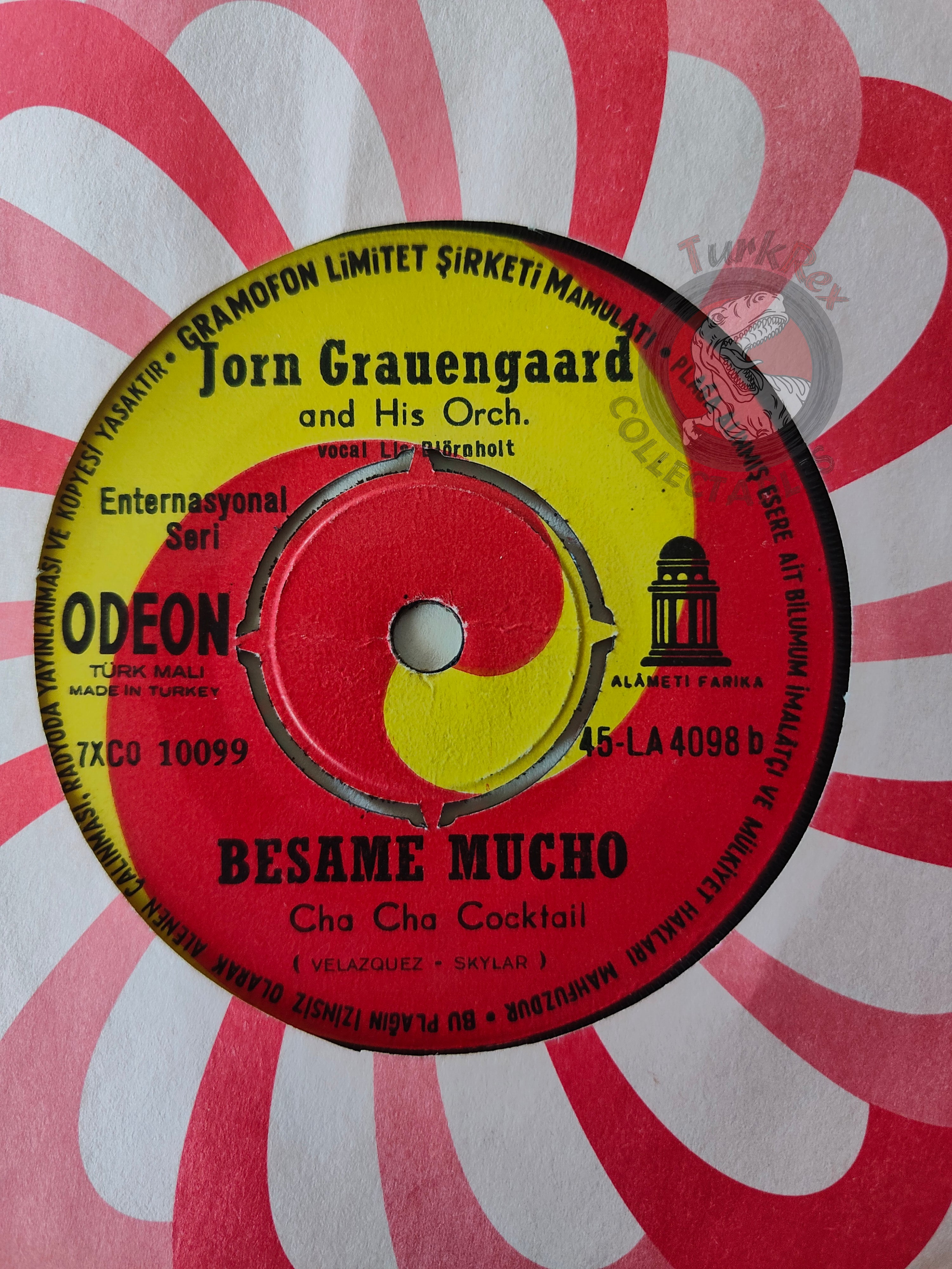 Jørn Grauengård And His Orchestra – Cha Cha Cocktail 7" Turkish Pressing Vinyl Turkey Edition 2