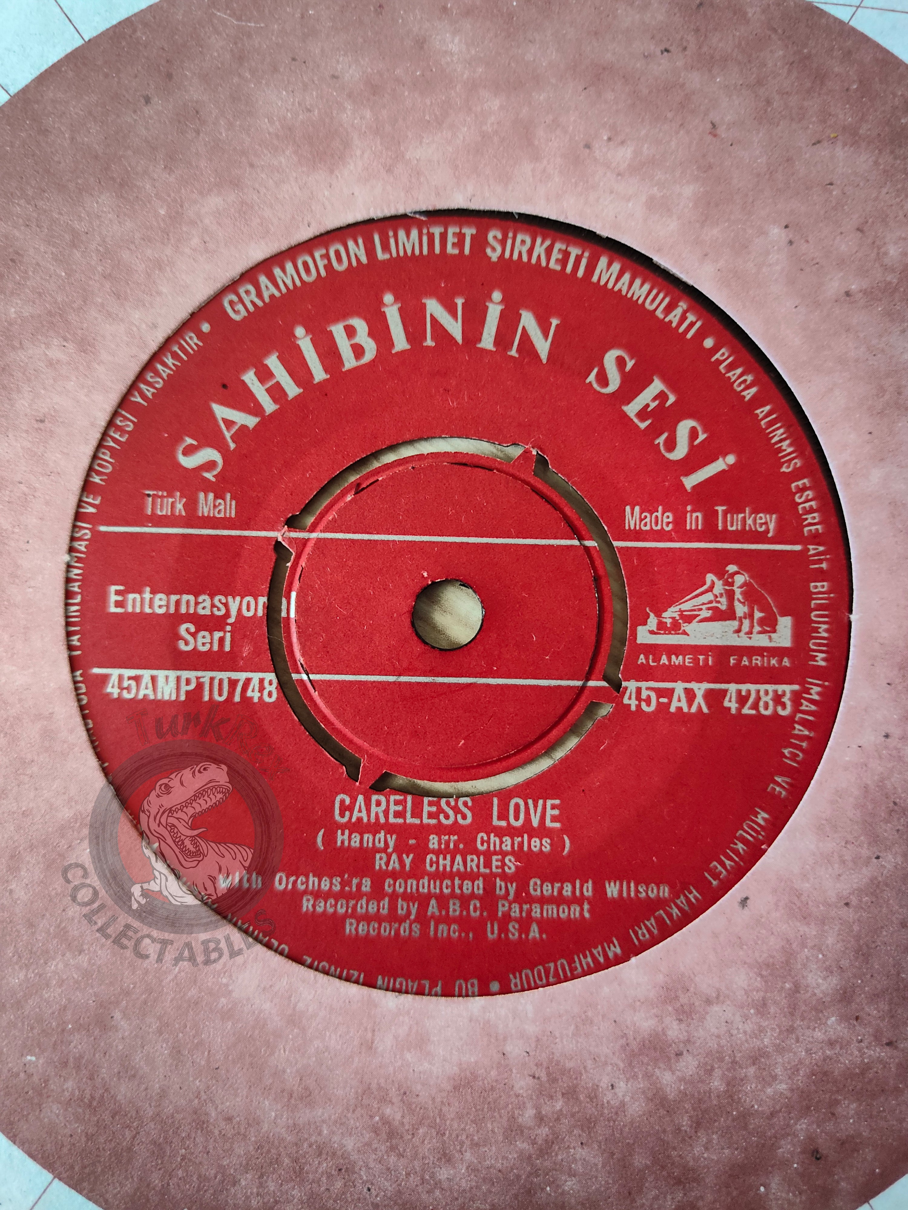 Ray Charles – You Don't Know Me 7" Turkish Pressing Vinyl Turkey Edition