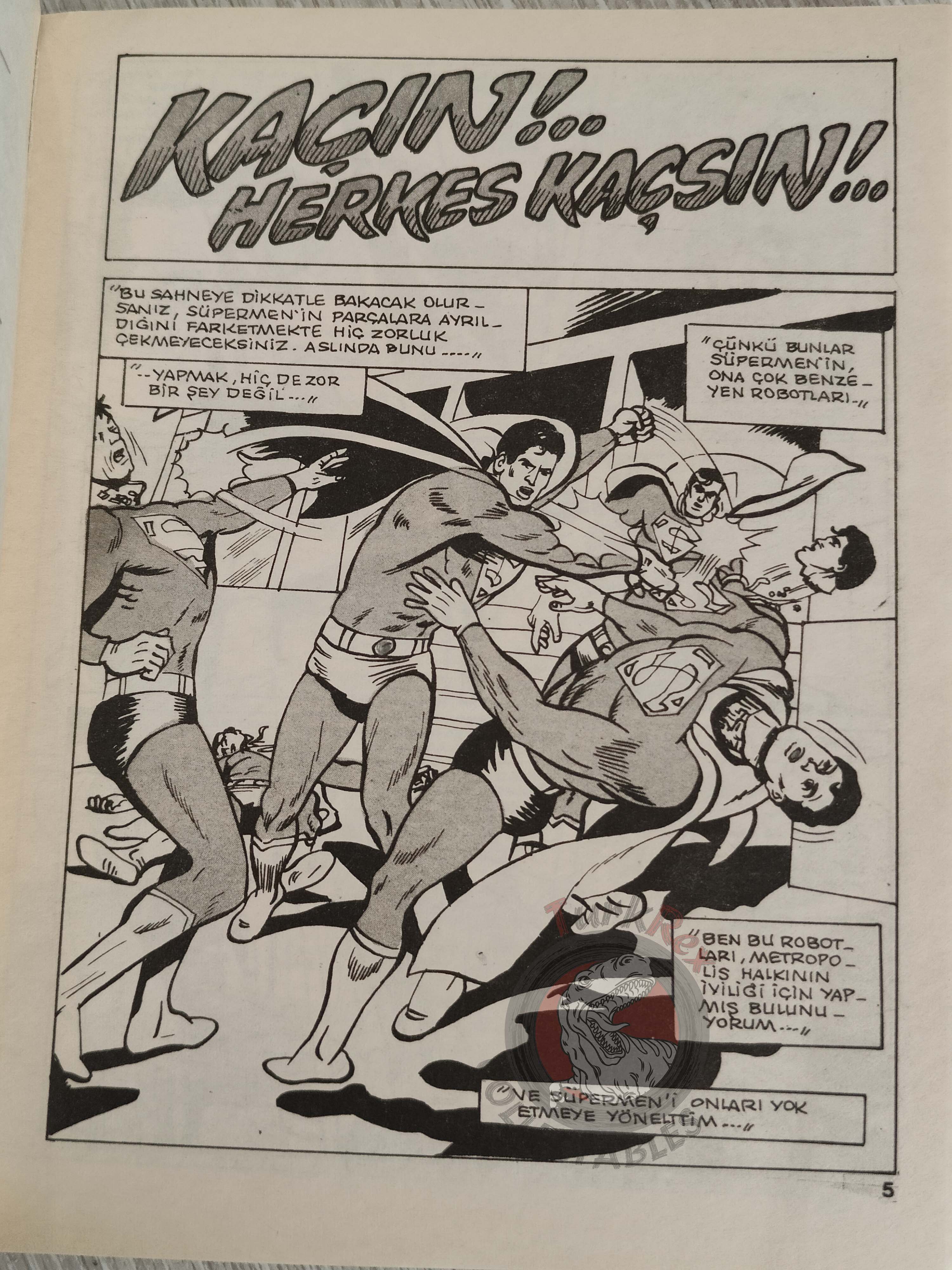 Superman Vol #19 1990 Turkish Comic Turkey Wonder Woman #270  DC Comics Presents #68