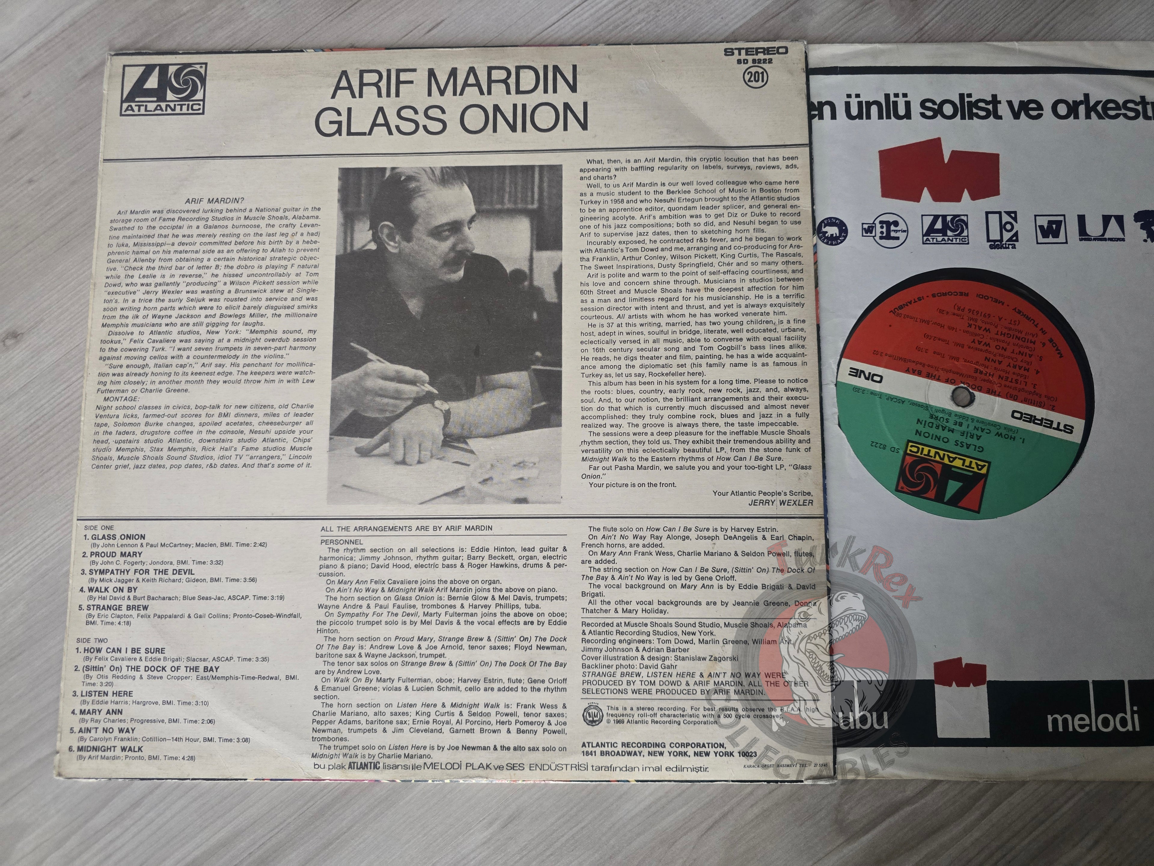 Arif Mardin – Glass Onion Turkish Pressing Vinyl Turkey Edition