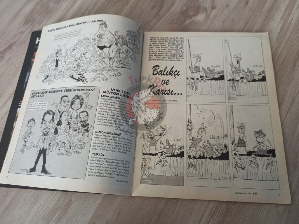 Mad Magazine #10 2001 Turkish Comic Turkey Sergio Aragonés Belly Dancer
