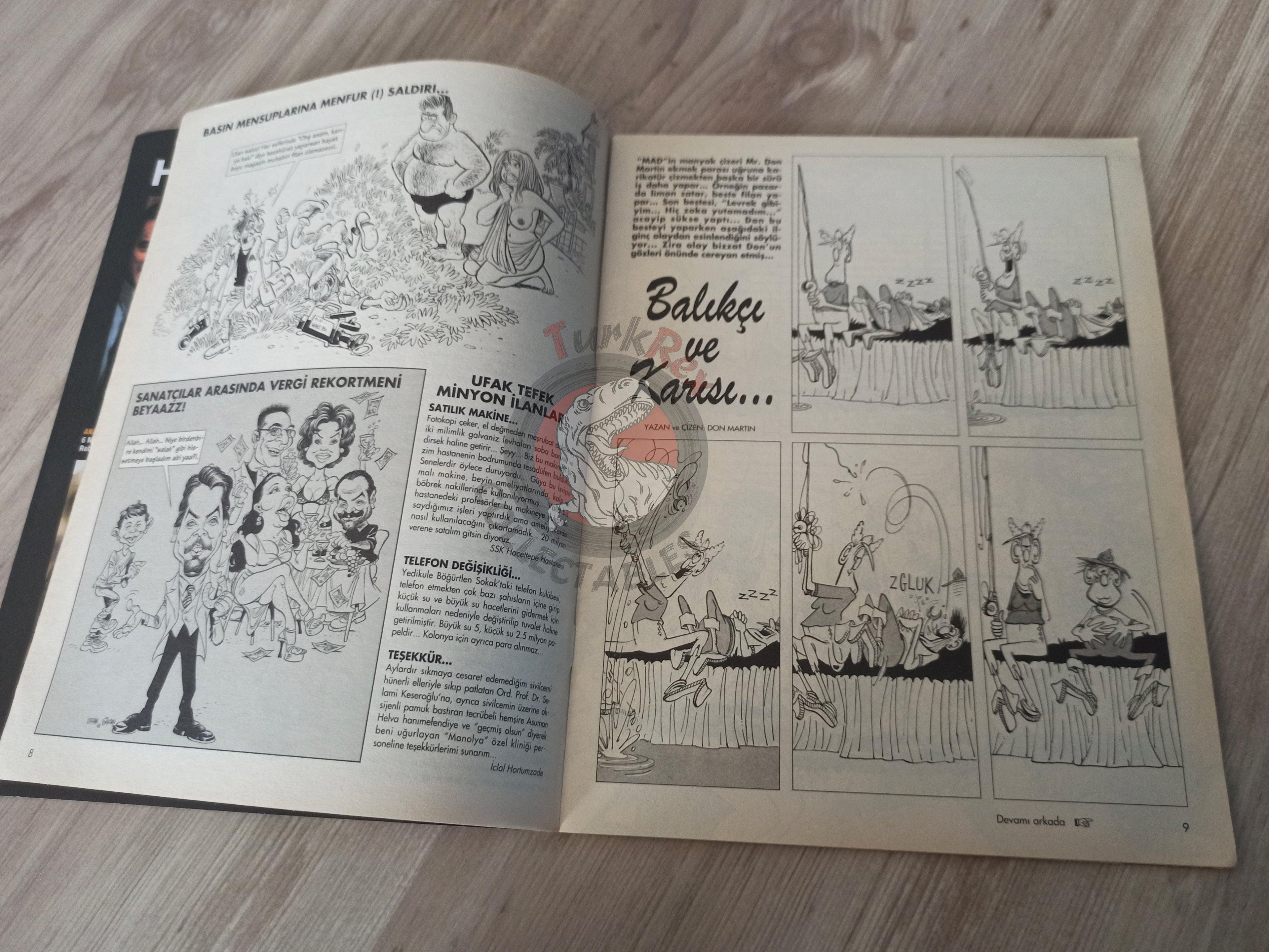 Mad Magazine #10 2001 Turkish Comic Turkey Sergio Aragonés Belly Dancer