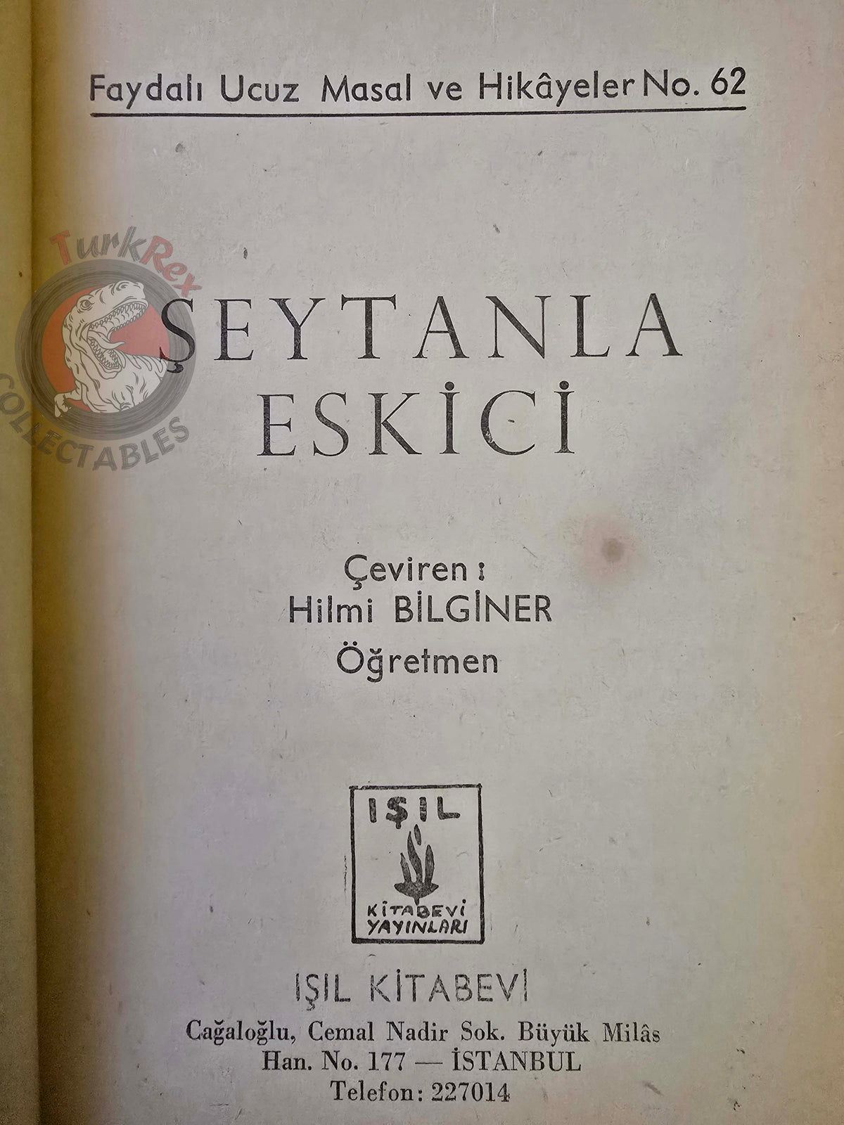 Brothers Grimm – Der Grabhügel 1950s Turkish Book Turkey Illustrated