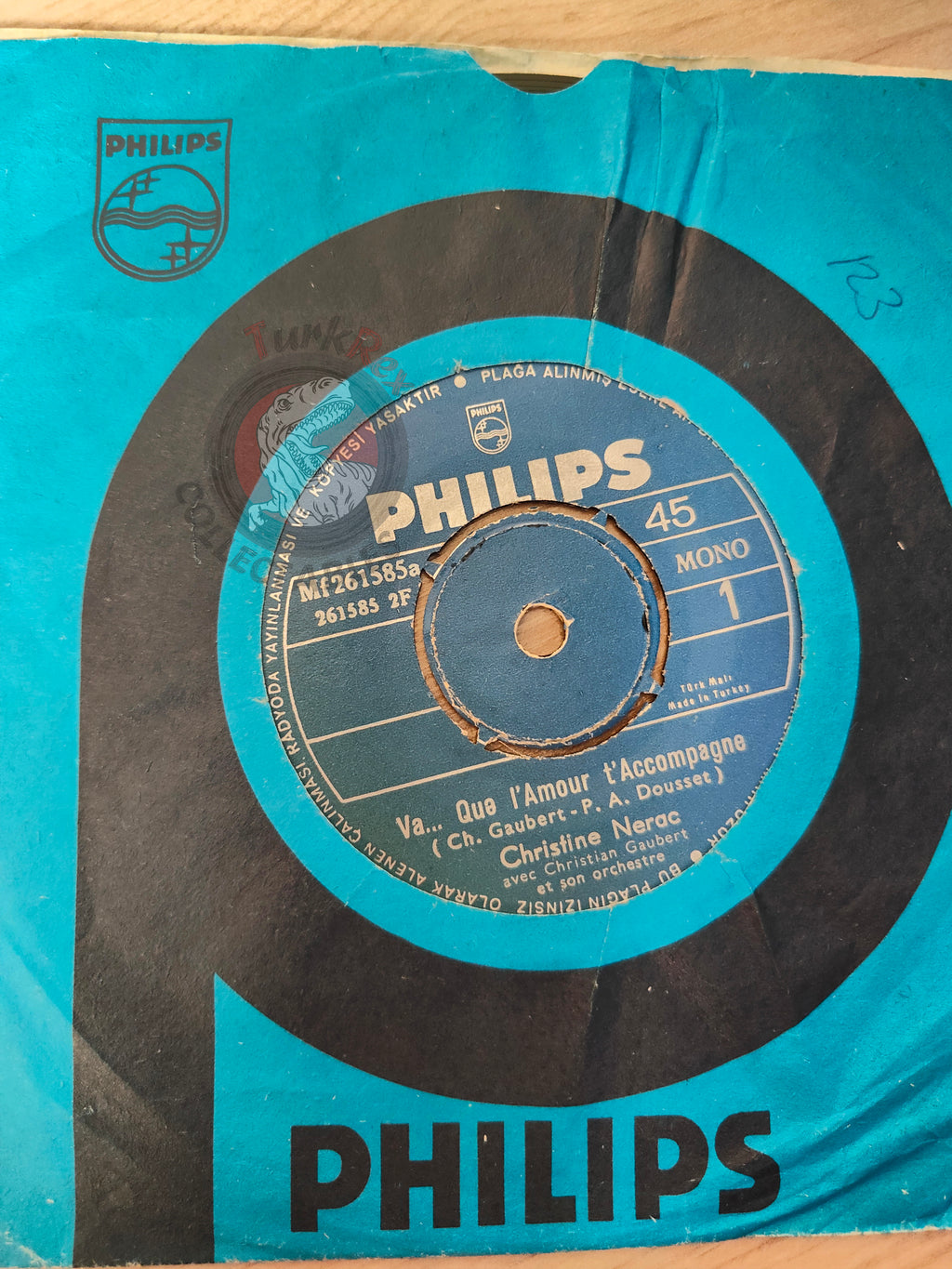 Christine Nerac – Va... Que L'Amour T'Accompagne 7" Turkish Pressing Vinyl Turkey Edition