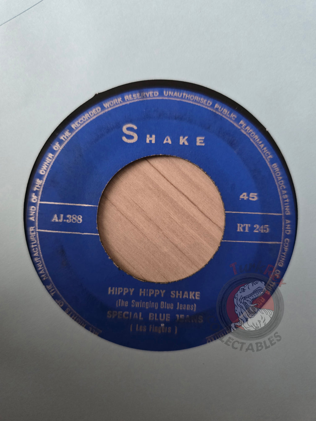 The Swinging Blue Jeans / Les Fingers 7" Iran Pressing Vinyl Iranian Edition
