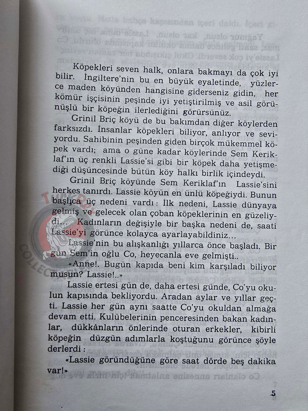Eric Knight – Lassie 1995 Turkish Book Turkey