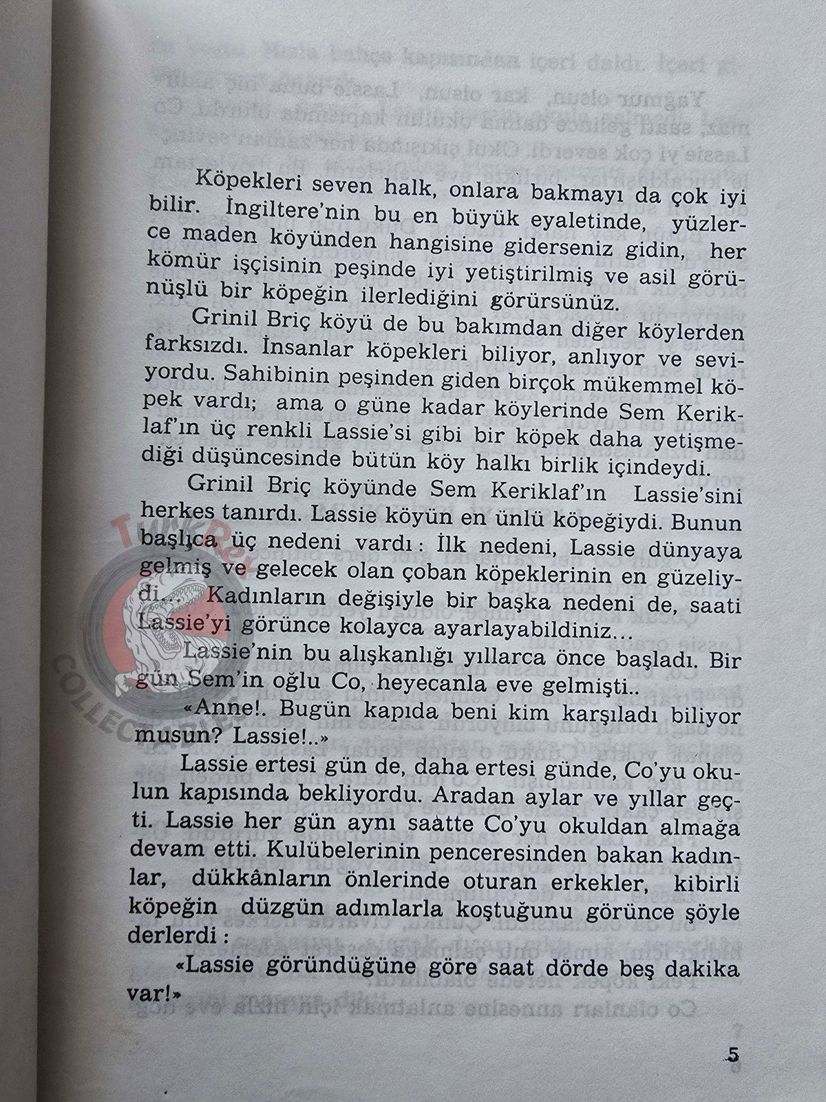 Eric Knight – Lassie 1995 Turkish Book Turkey