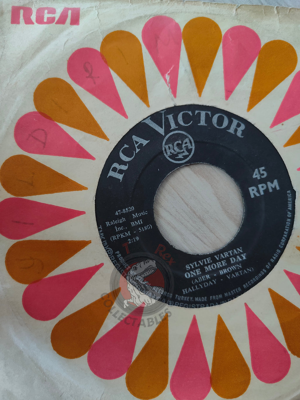 Sylvie Vartan –  I Made My Choice 7" Turkish Pressing Vinyl Turkey Edition