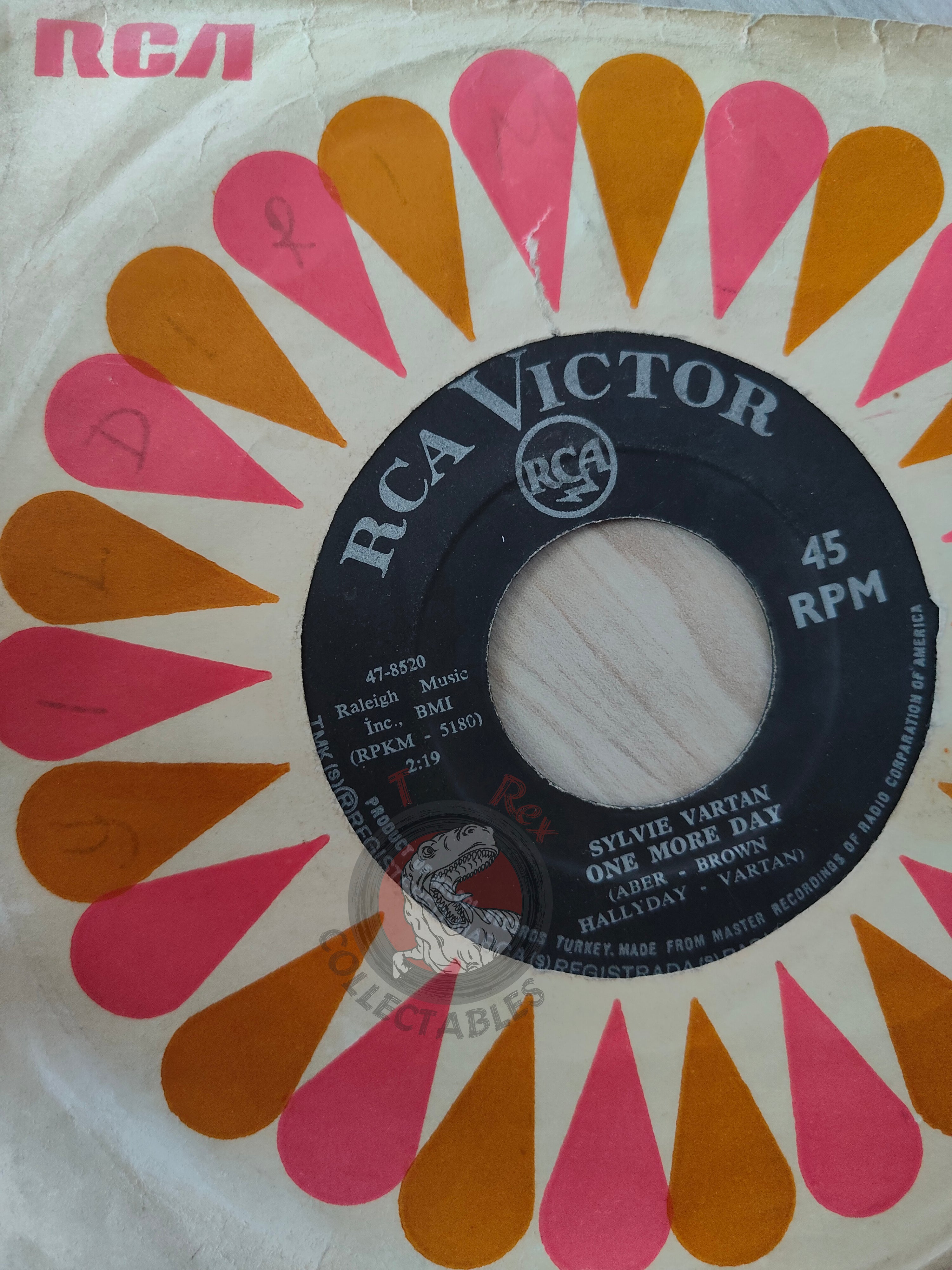Sylvie Vartan –  I Made My Choice 7" Turkish Pressing Vinyl Turkey Edition